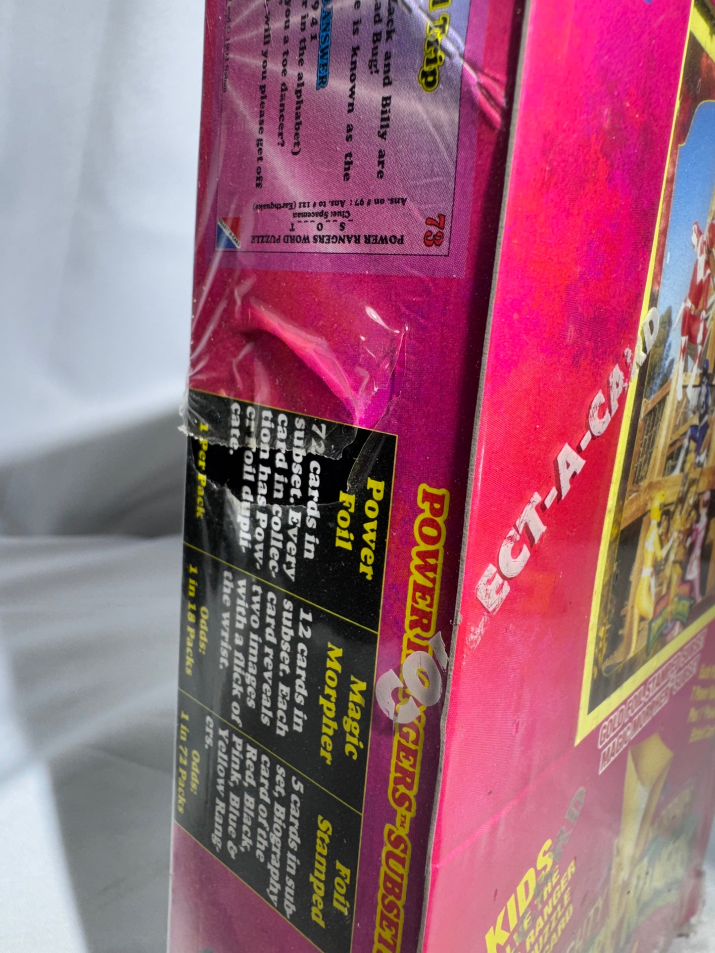 1994 Collect-A-Card Mighty Morphin Power Rangers Series 2 Hobby Box – Factory Sealed