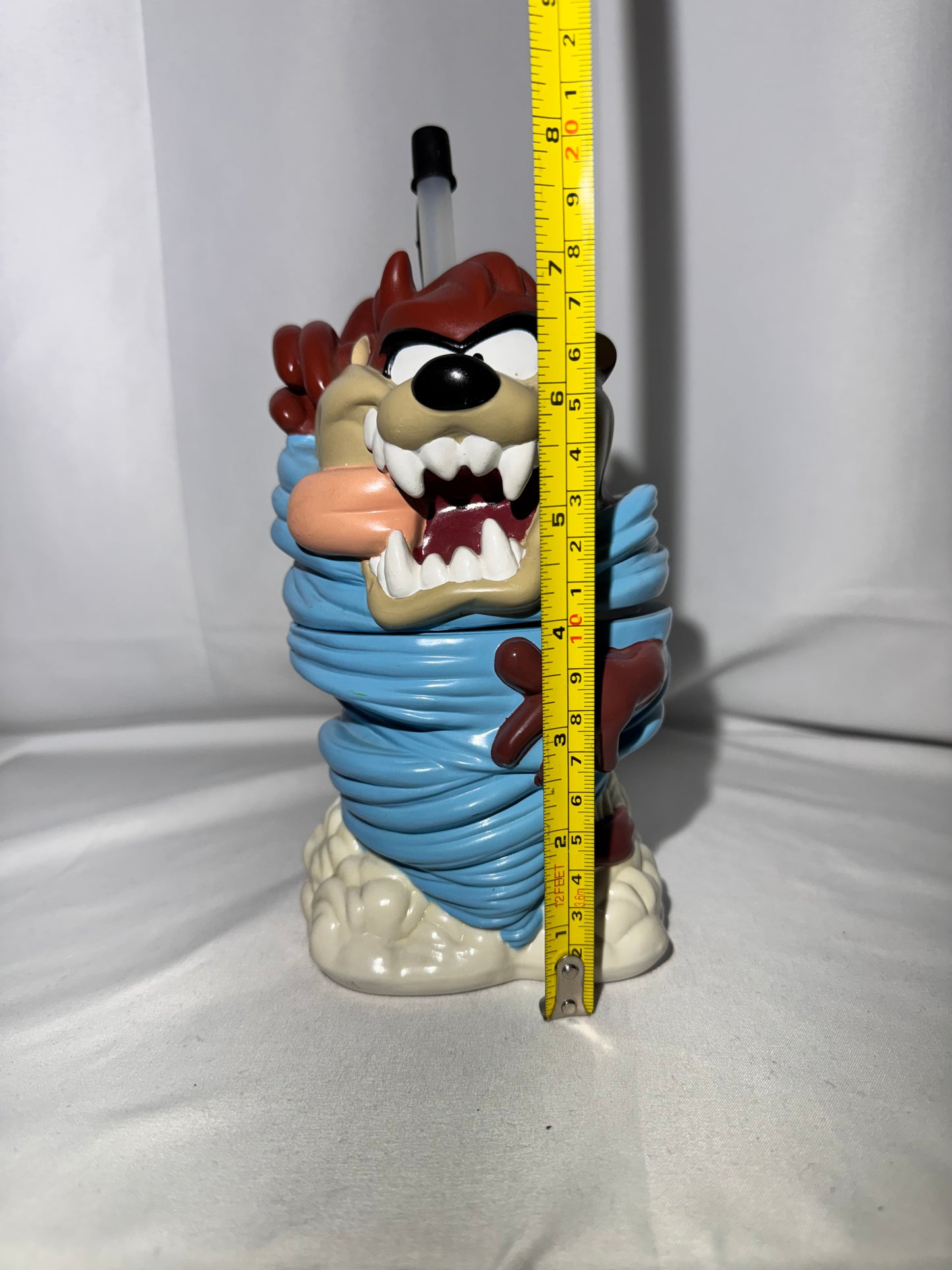 Vintage 1996 Warner Bros. Taz Bottle / Sip Cup – Looney Tunes – Monogram