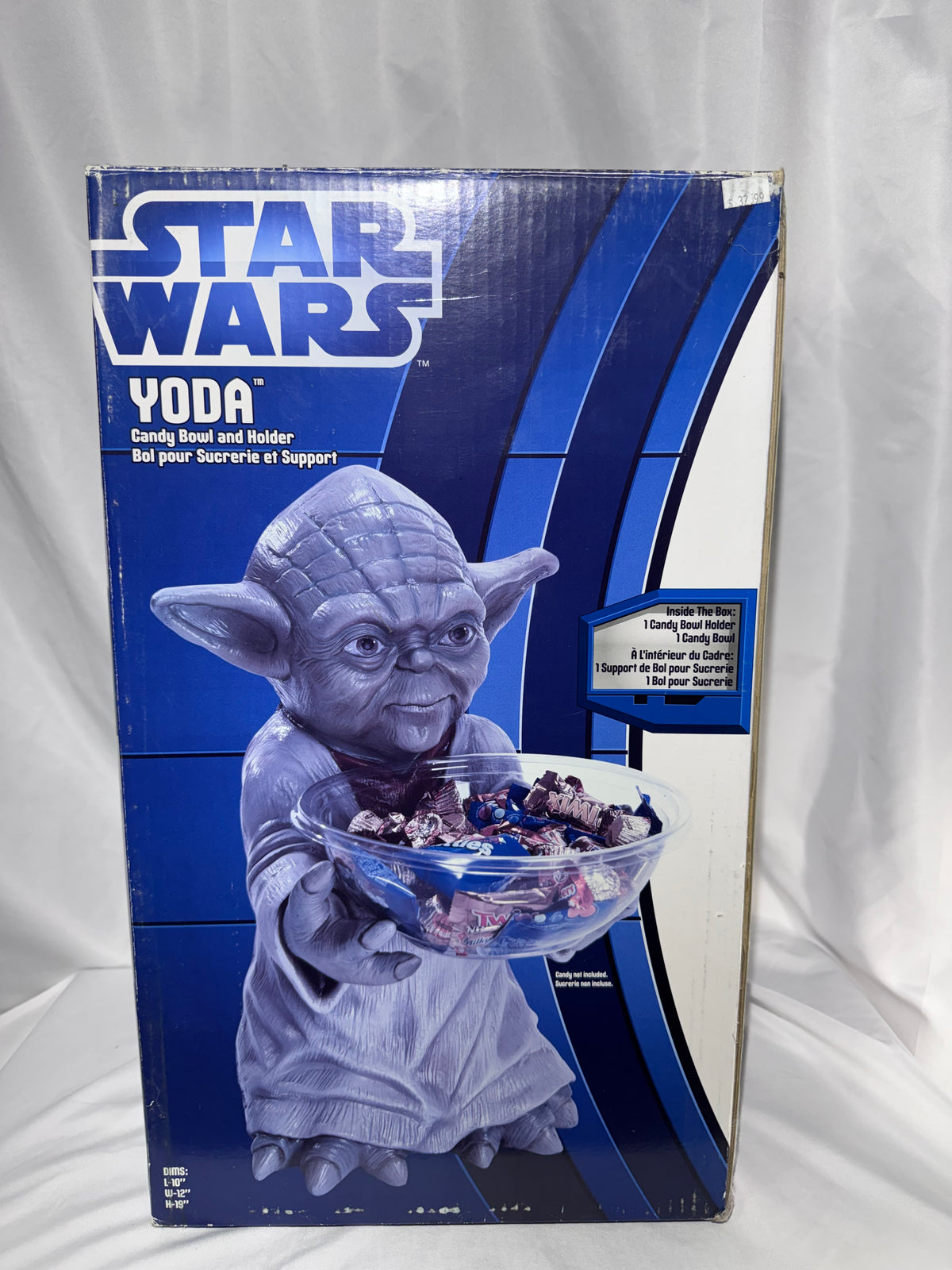 Star Wars Yoda Candy Bowl Holder Rubie’s Costumes 19” Halloween Decoration