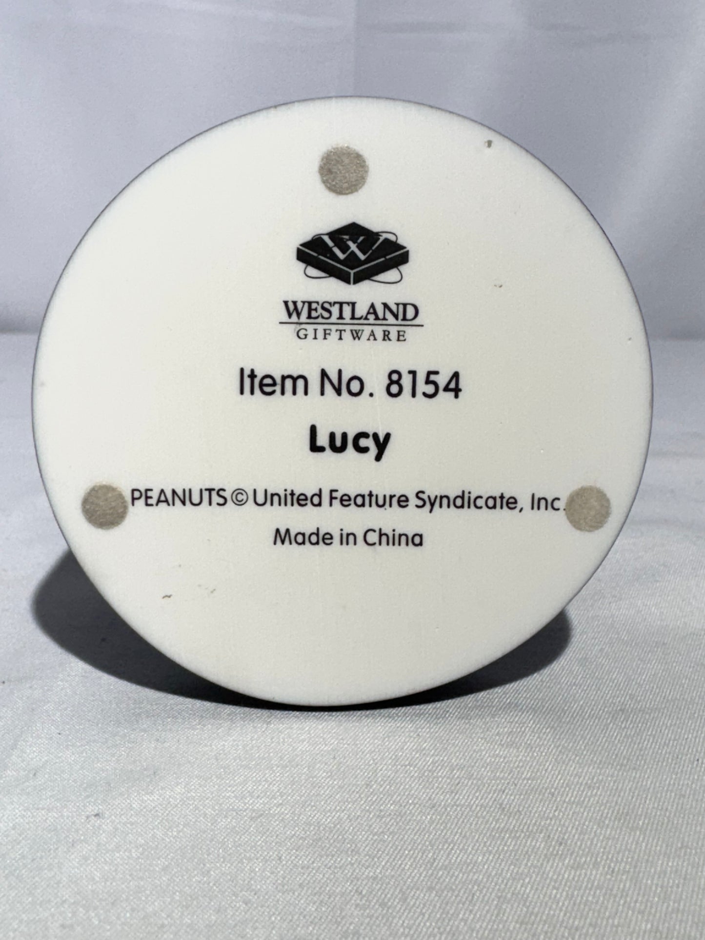 Westland Giftware Peanuts Lucy Bobblehead – #8154 – 6” Tall