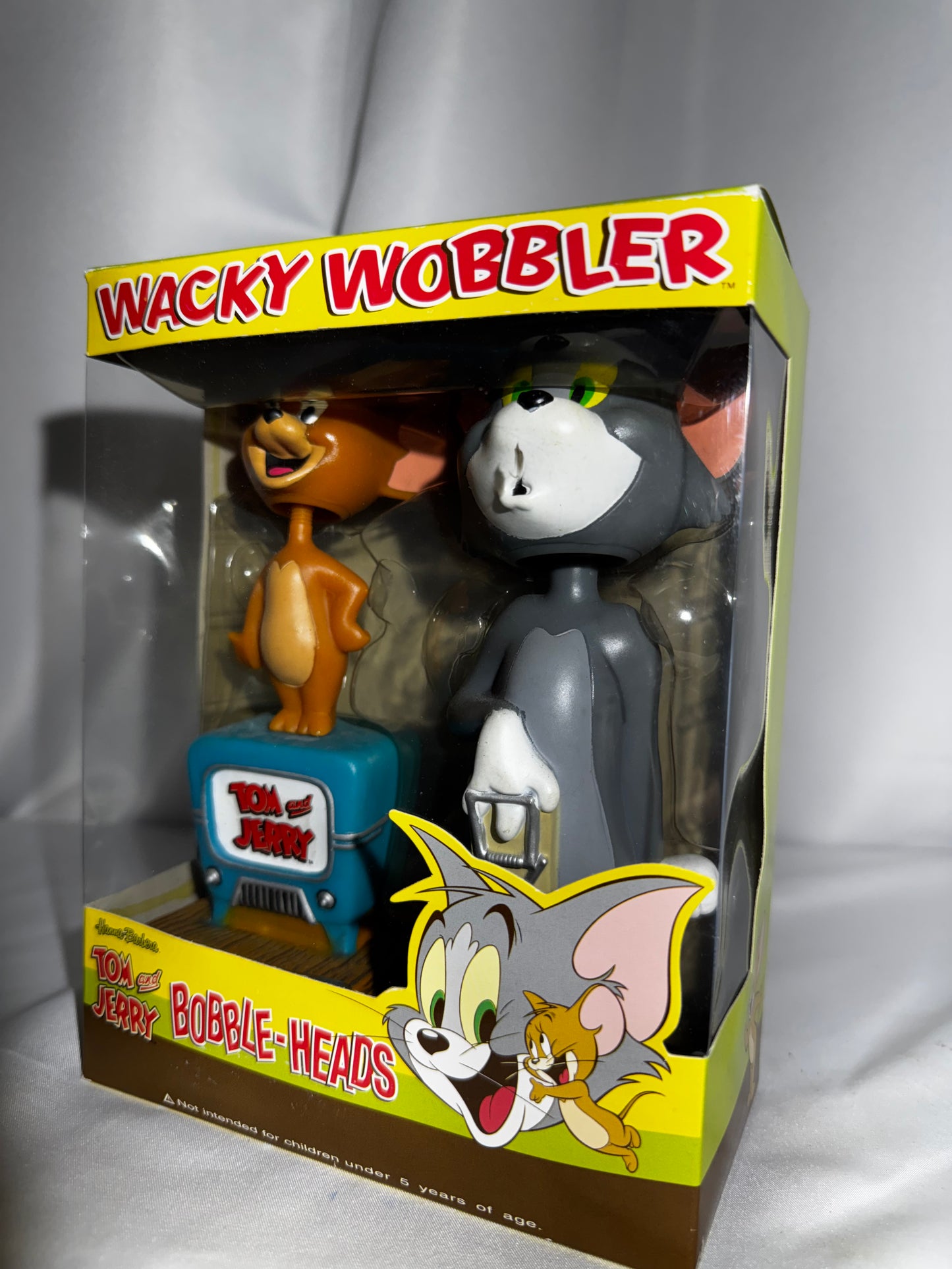 Funko Wacky Wobbler Tom & Jerry 2-Piece Bobblehead Set – Hanna-Barbera – Vaulted Collectible