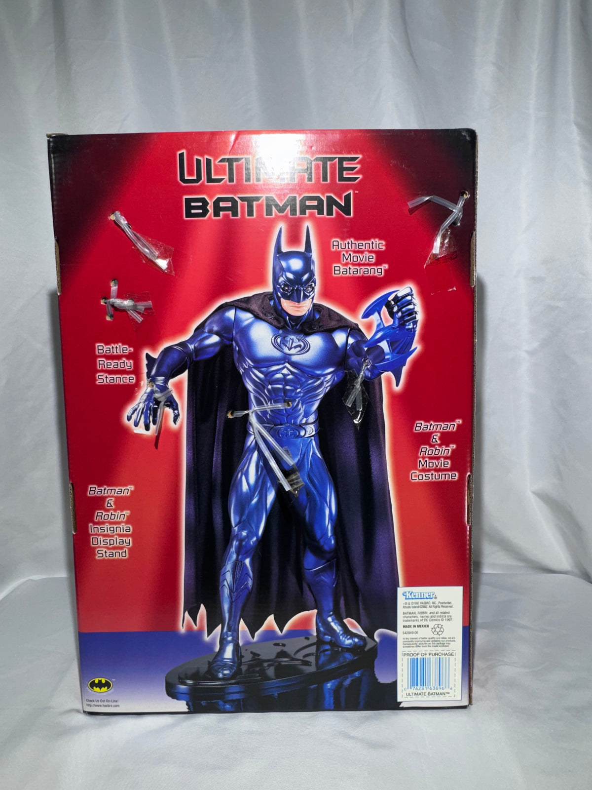Vintage 1997 Kenner Ultimate Batman 14” Action Figure – Batman & Robin – MOC