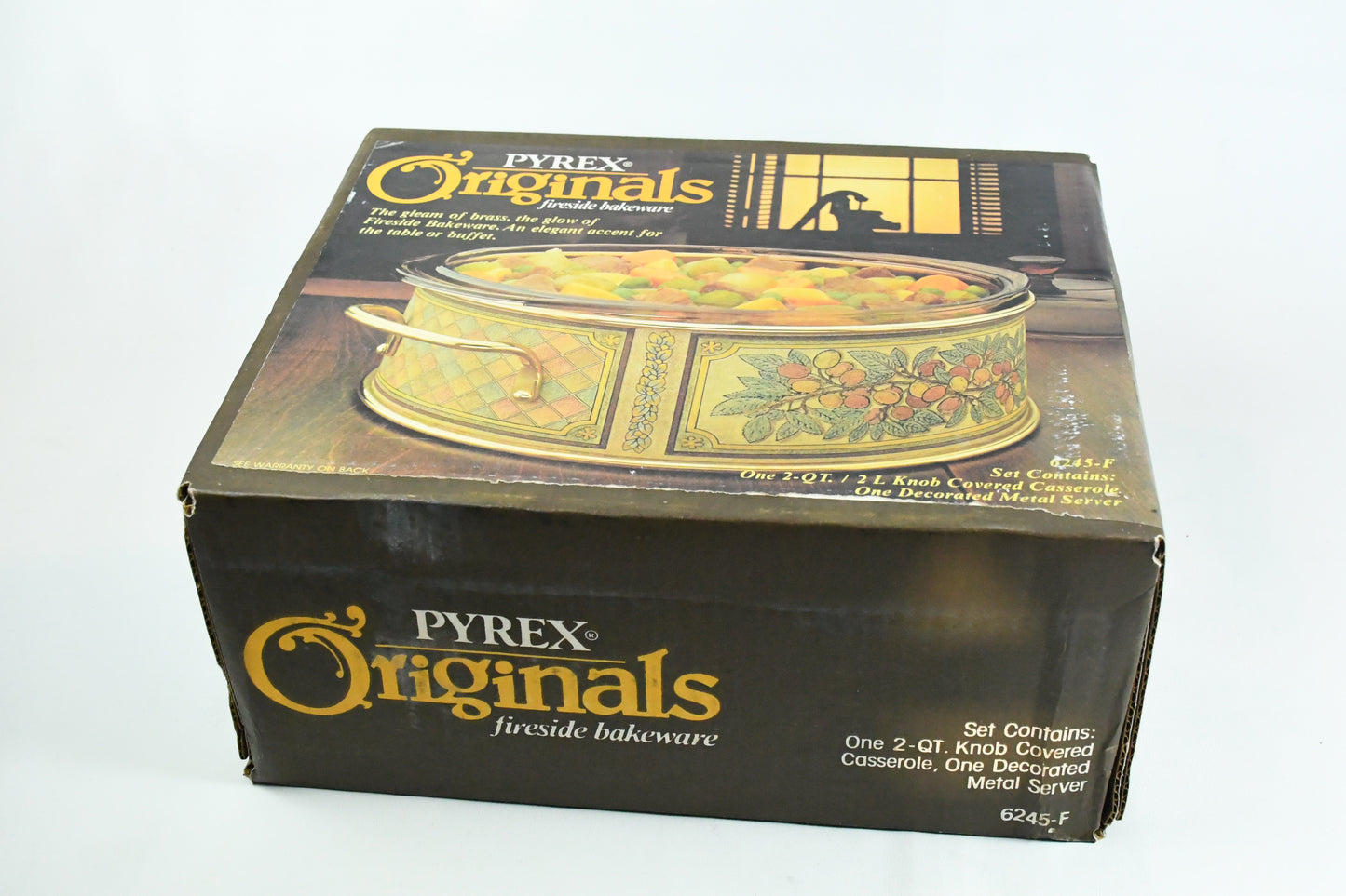 Pyrex Originals Fireside Bakeware Casserole dish 6245-F