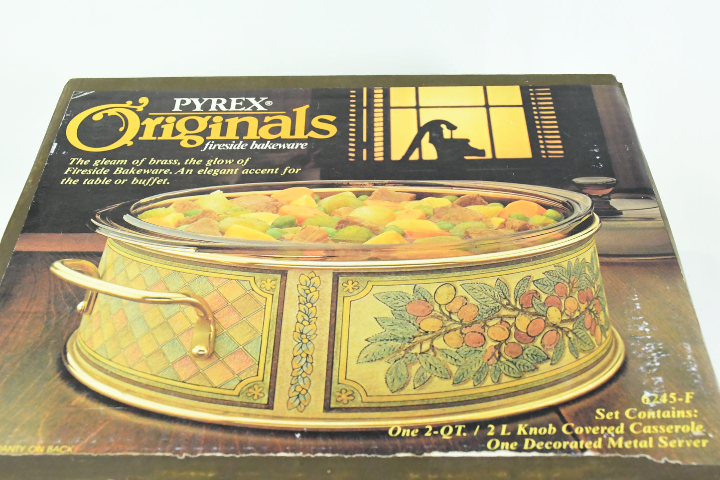 Pyrex Originals Fireside Bakeware Casserole dish 6245-F