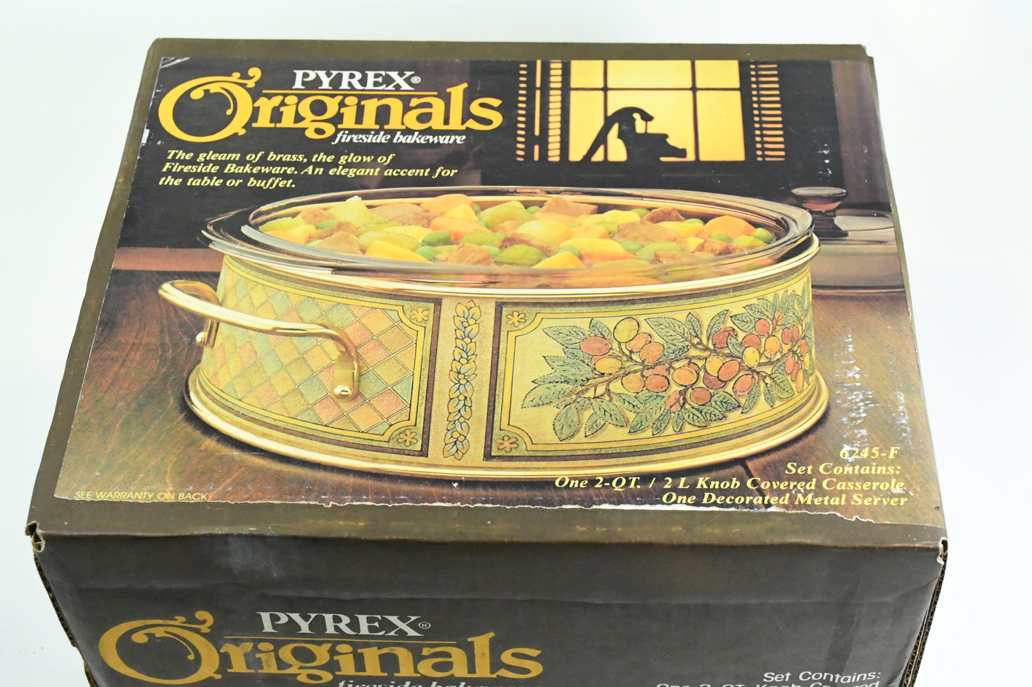 Pyrex Originals Fireside Bakeware Casserole dish 6245-F