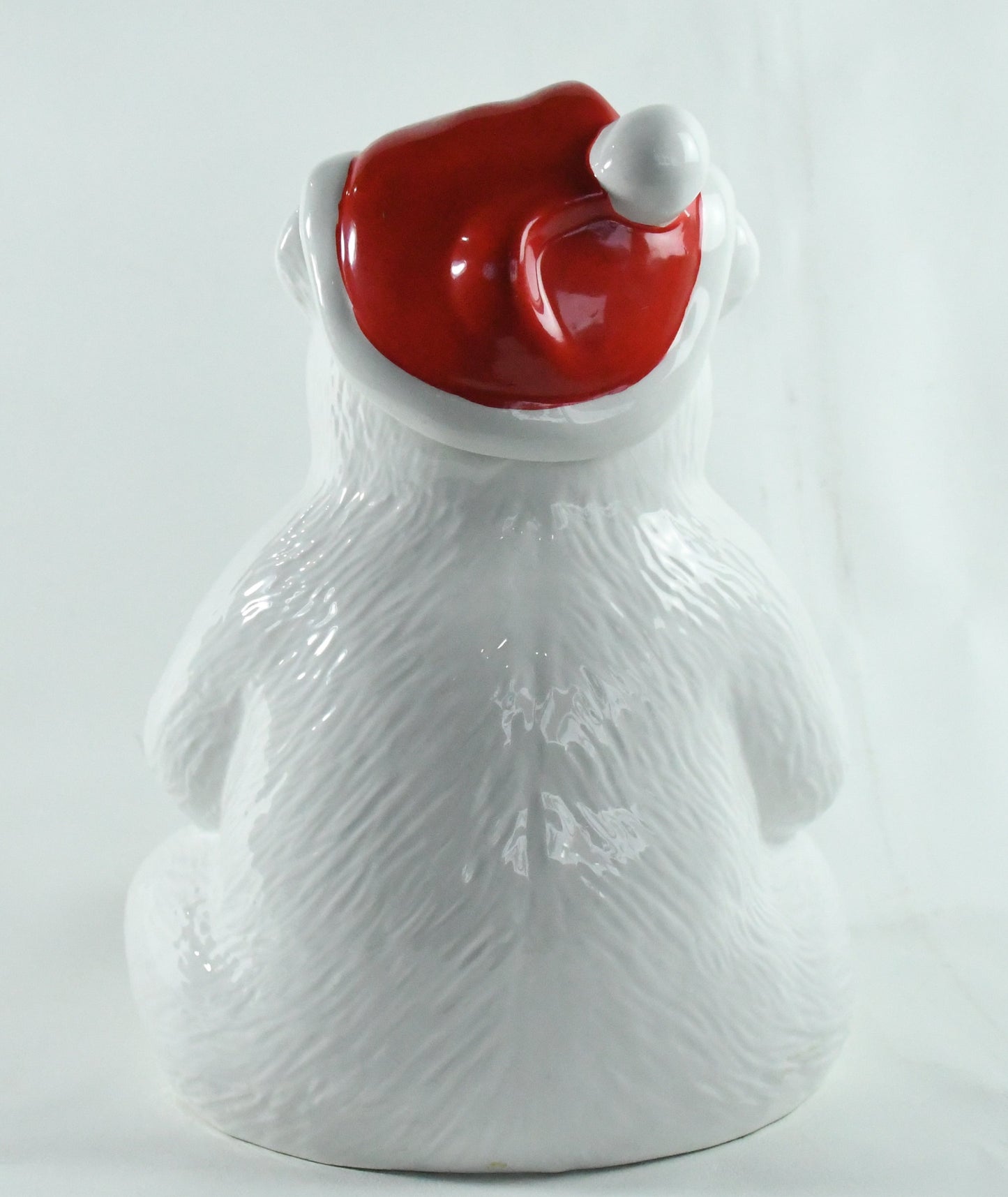 Coca-Cola Polar Bear Cookie Jar with small polar bear and Coca-Cola bottle