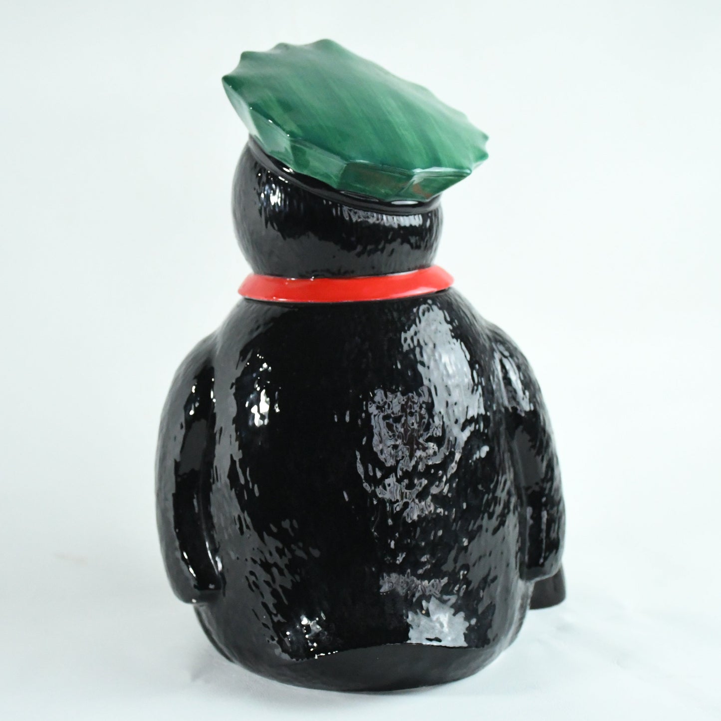 Coca-cola Penguin Cookie Jar-VTG-1997-ceramic