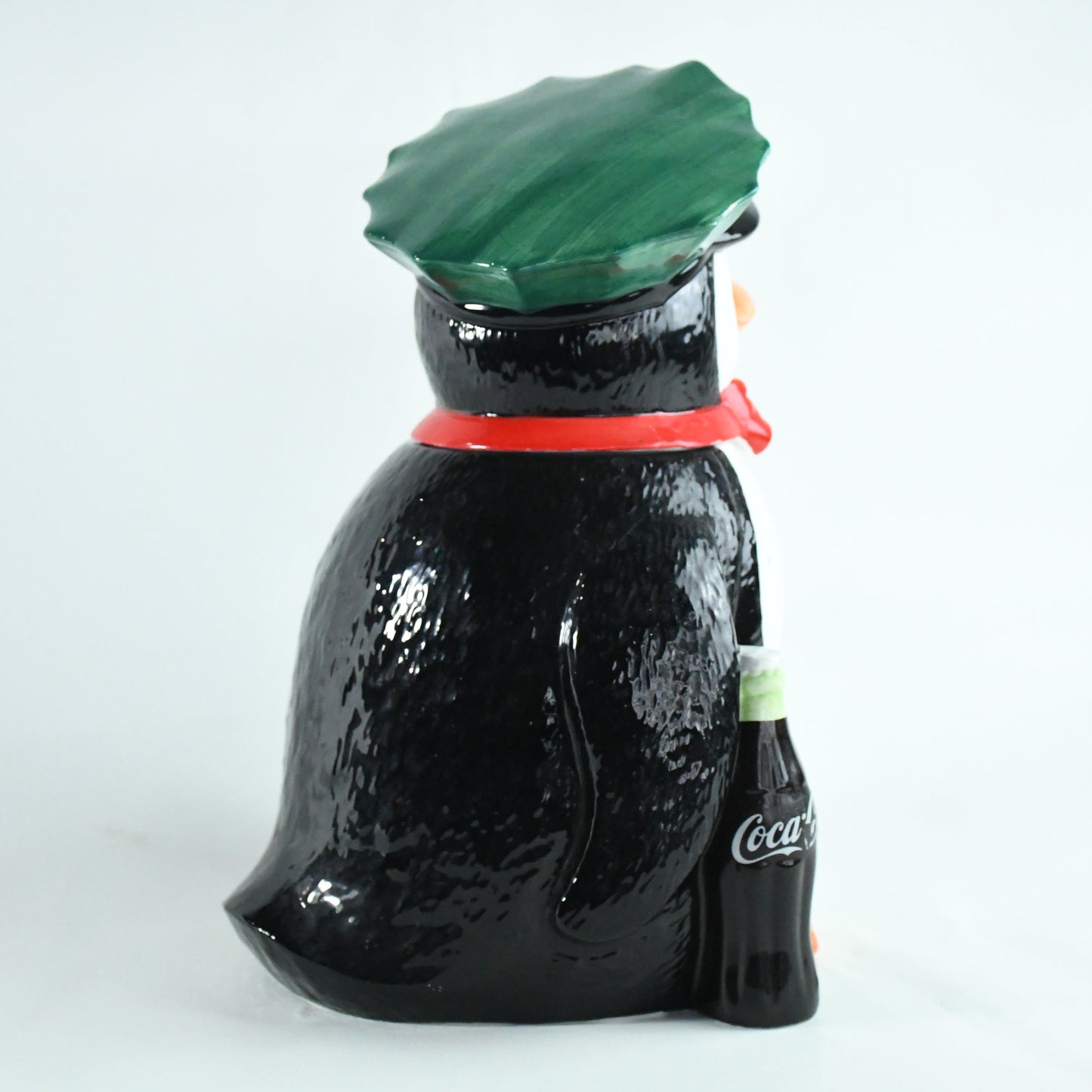 Coca-cola Penguin Cookie Jar-VTG-1997-ceramic