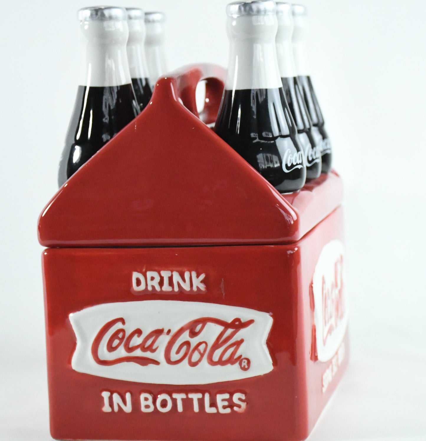 Coca-Cola 6 pack Cookie Jar-Retro- VTG