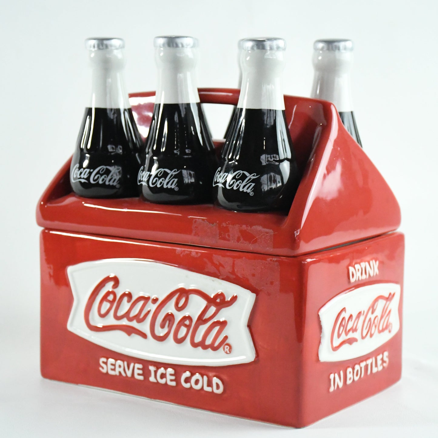 Coca-Cola 6 pack Cookie Jar-Retro- VTG