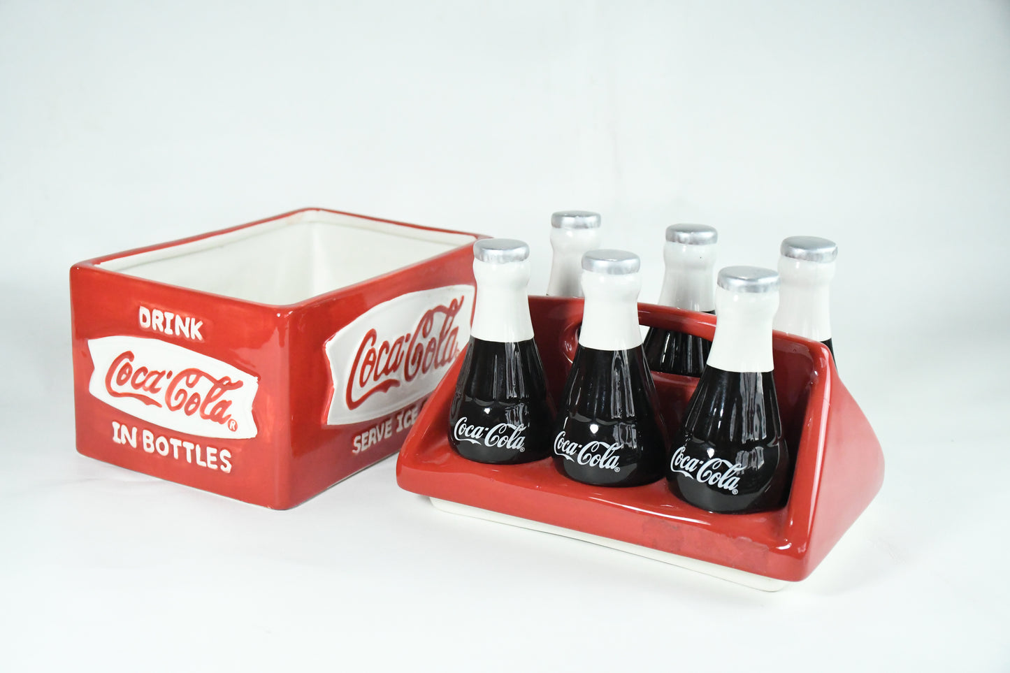 Coca-Cola 6 pack Cookie Jar-Retro- VTG