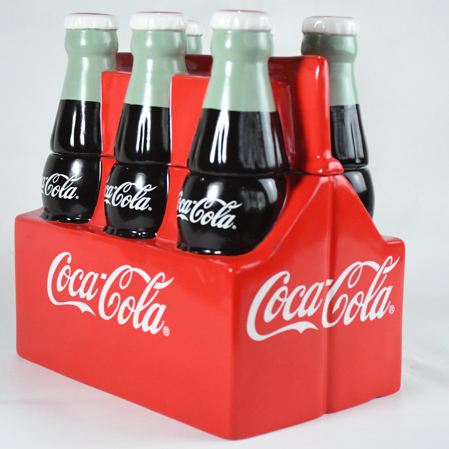 Large Classic Coca-Cola 6-pack - Cookie Jar- VTG