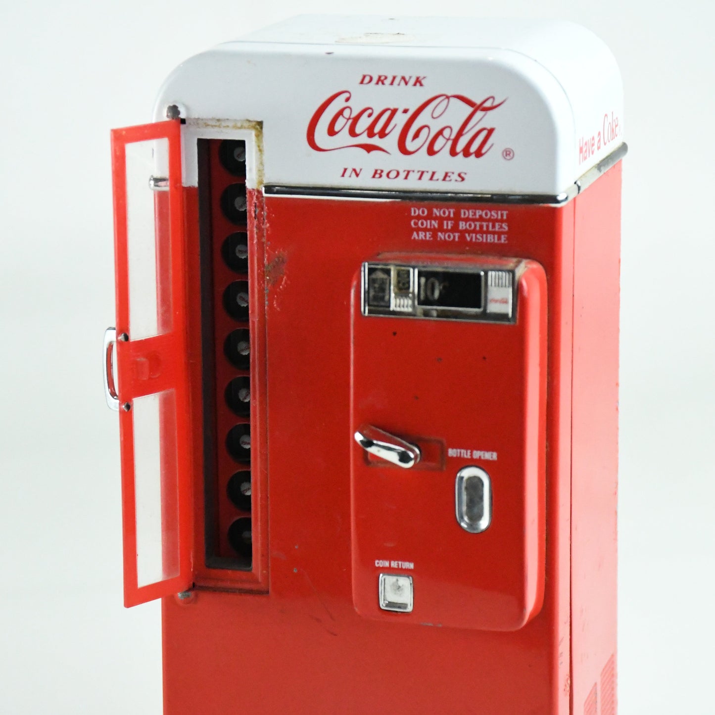 1994 Coca-cola mini vending machine Coin bank-Die Cast