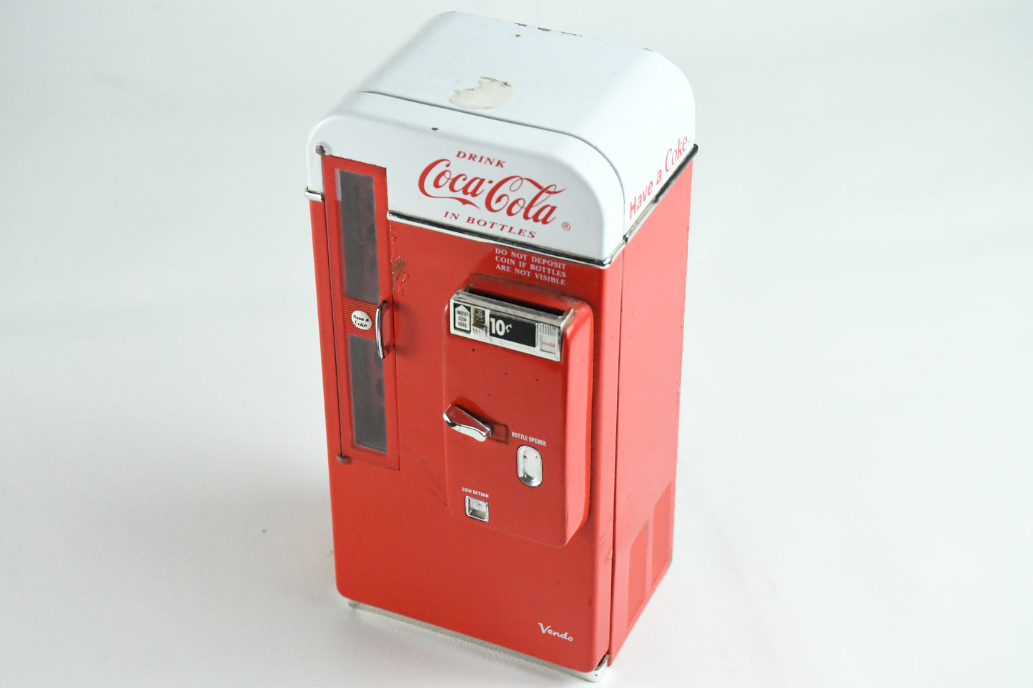 1994 Coca-cola mini vending machine Coin bank-Die Cast