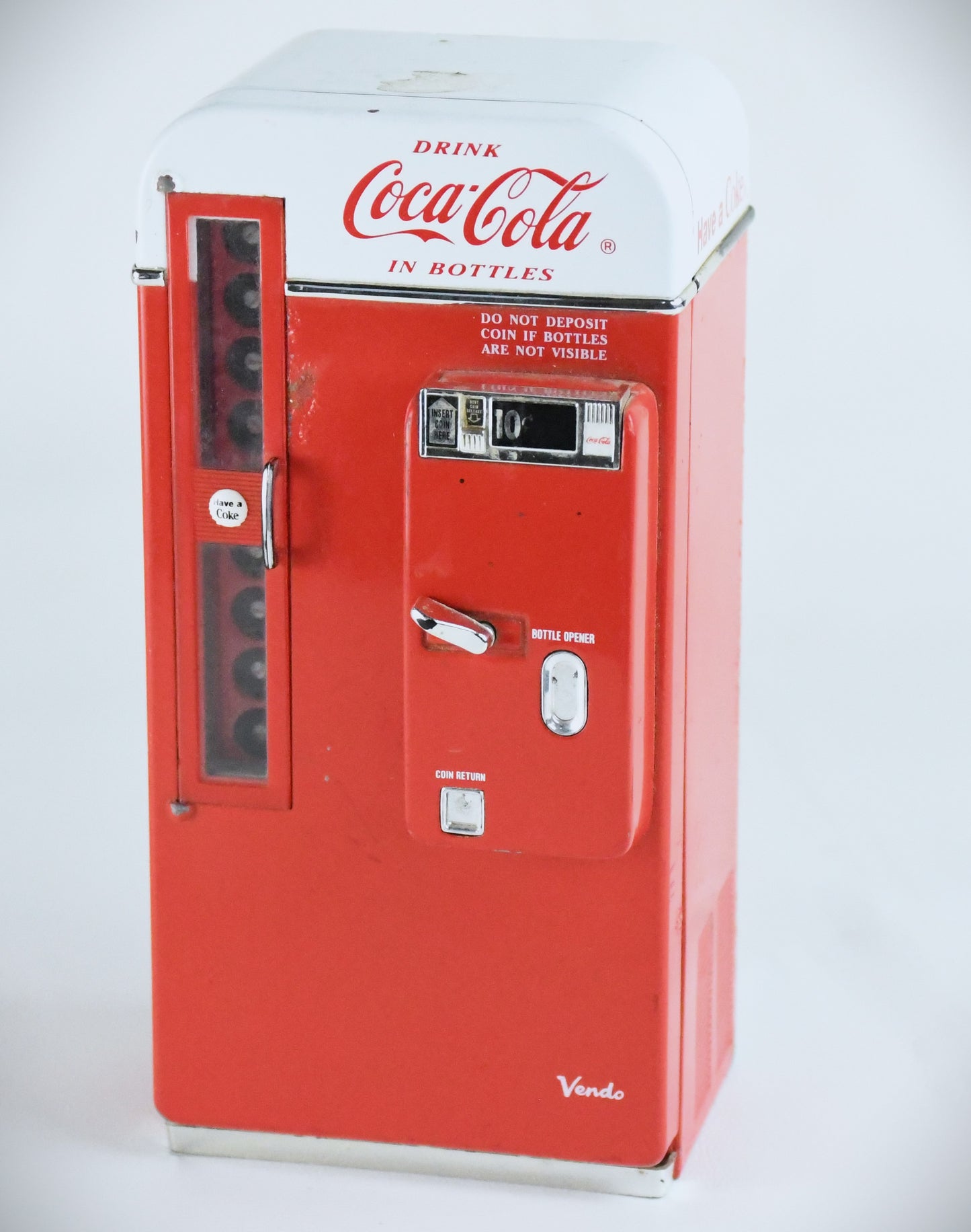 1994 Coca-cola mini vending machine Coin bank-Die Cast