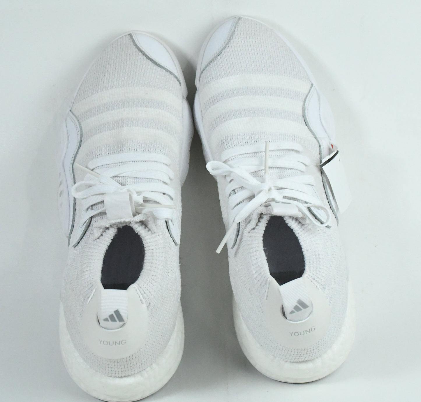 Adidas Tra Young Basketball Shoes Men's US Size 12 All white