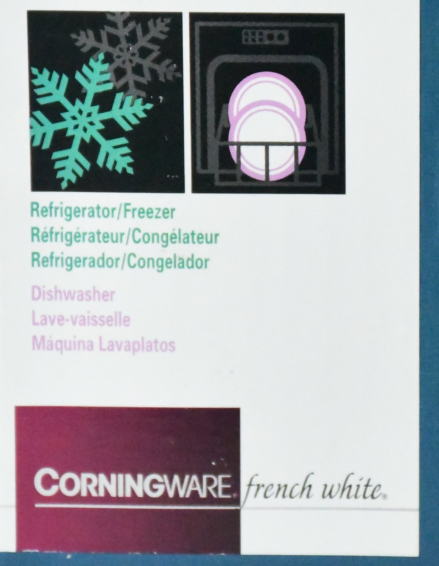 Corning Ware- French White -Oval casserole 1 1/2 Qt -in box-6019154