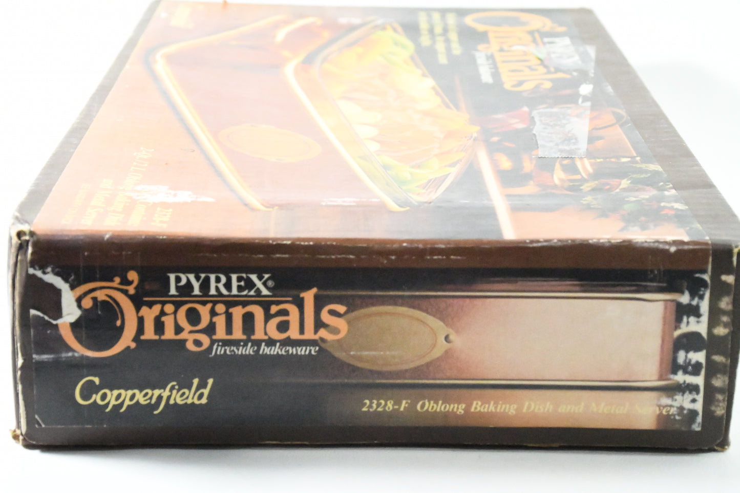 Pyrex Originals- Fireside bakeware- Copperfield 2328-F Unopened box