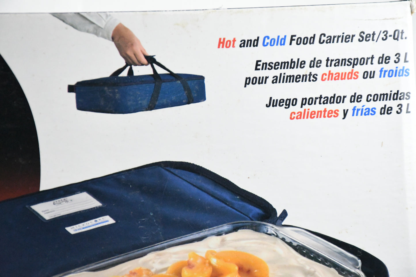 Pyrex Portables-6019400- Hot & Cold Food Carrier Set-5 piece set-1995