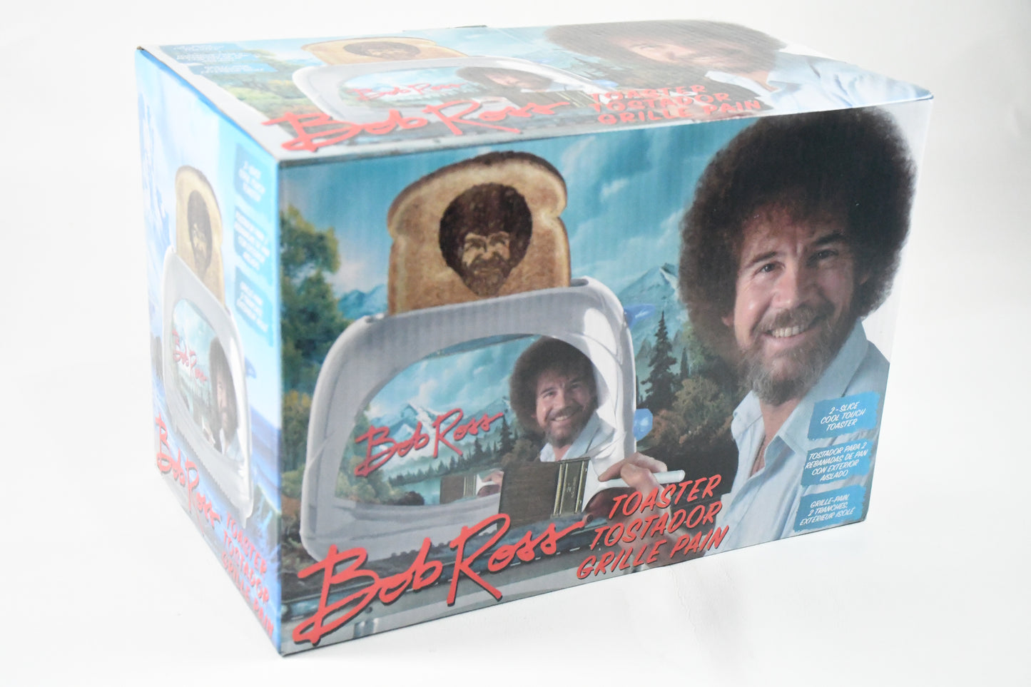 Bob Ross- Toaster -2 slice toaster -2017-in Box-Uncanny Brands-5614102