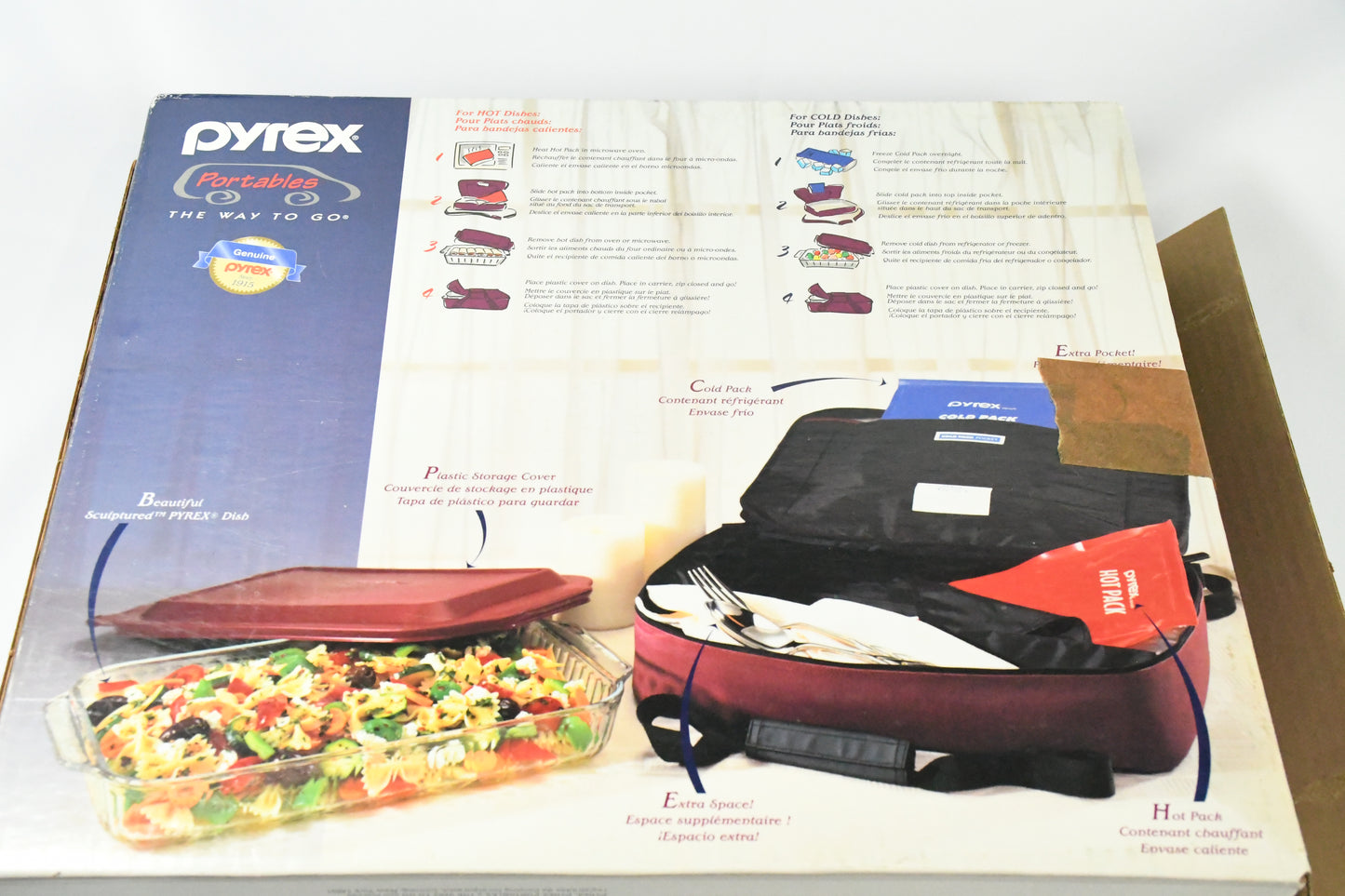 Pyrex Portables -5-piece Insulated- Extra Carrier Space-6021736-