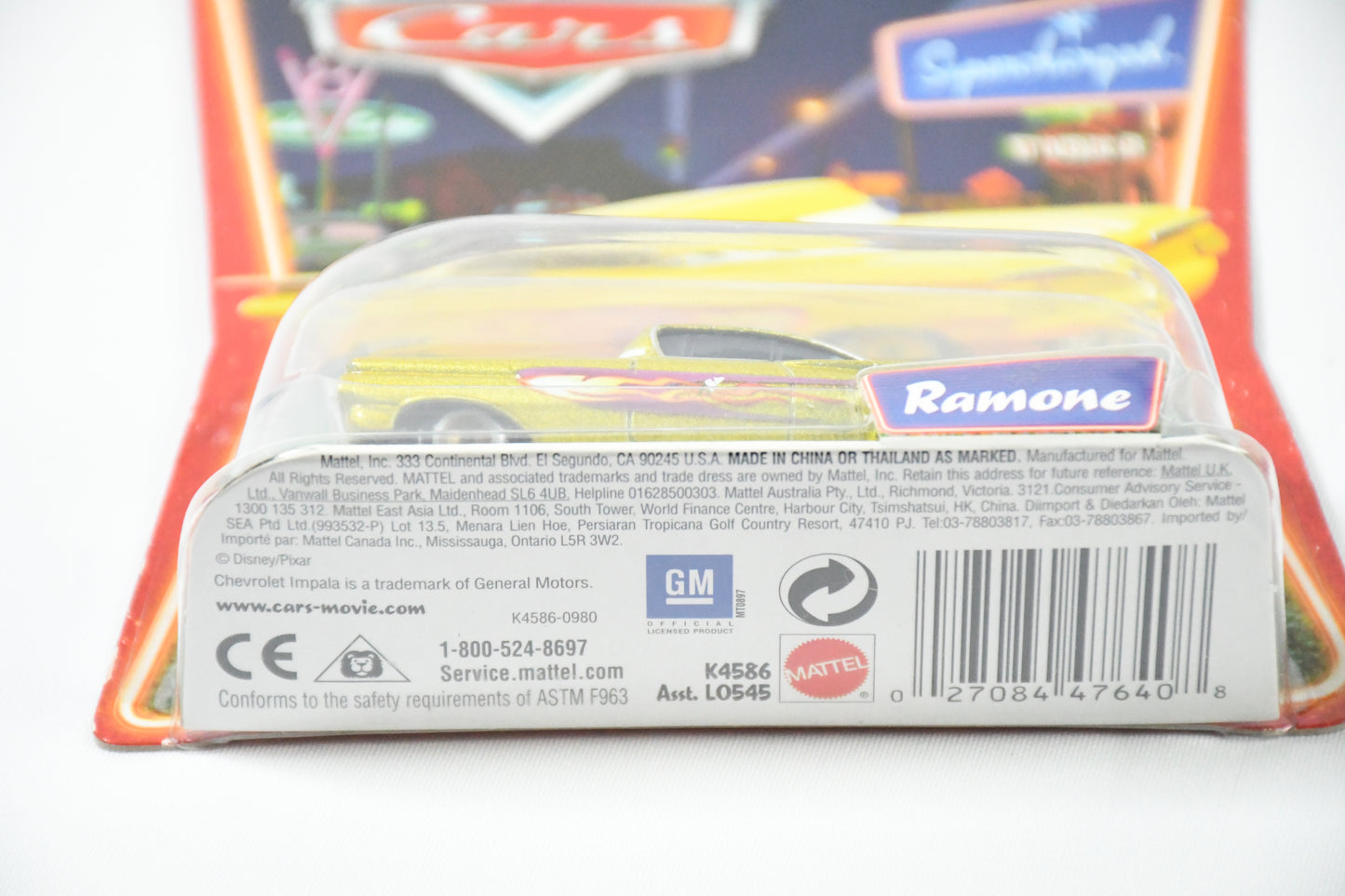Disney-Pixar-Cars-Ramone-K4586 Asst. L0545-mattel-Diecast Toy car