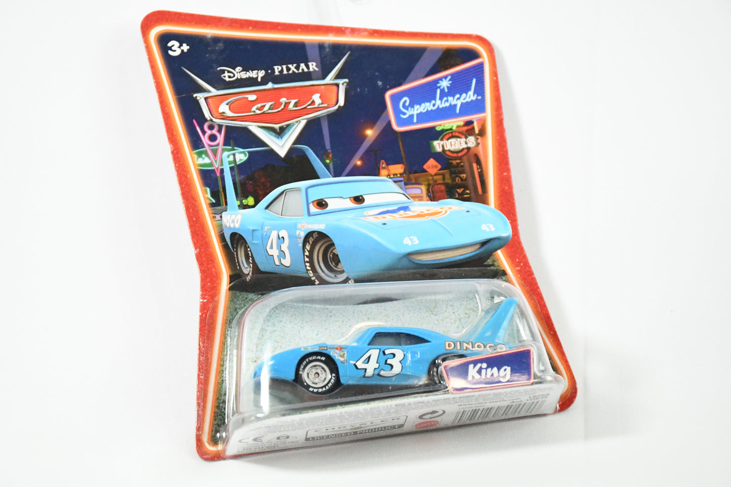 Disney- Pixar-Cars- King-Dinoco-Supercharged-L5258 L0545-
