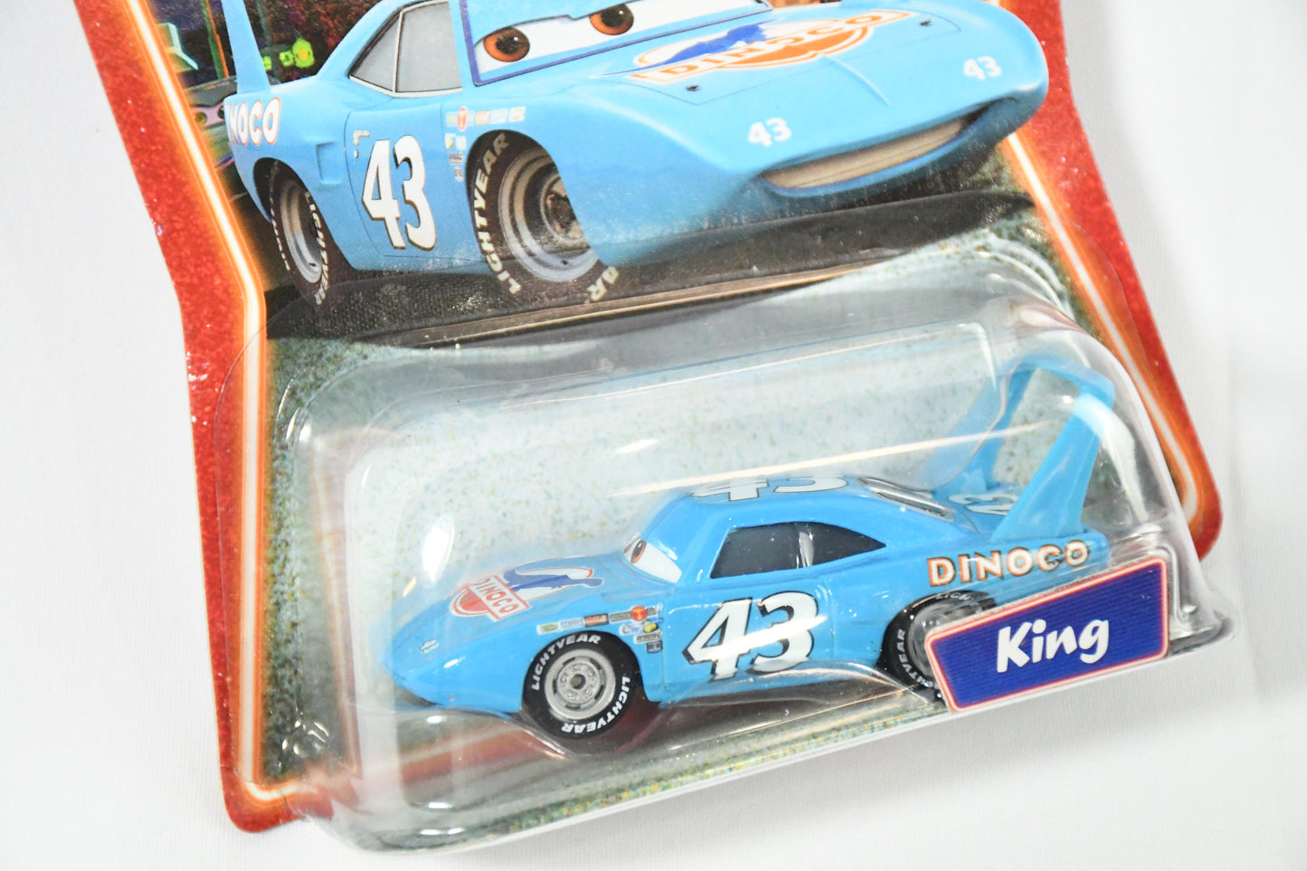 Disney- Pixar-Cars- King-Dinoco-Supercharged-L5258 L0545-