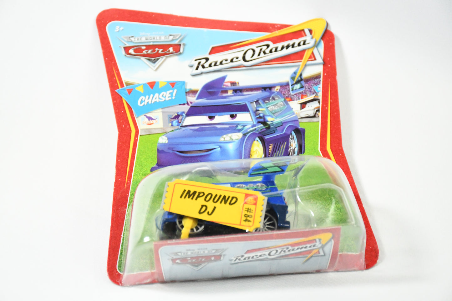 Disney- Pixar-Cars-Impound DJ #84- Race O Rama-Chase- P1645 M1054