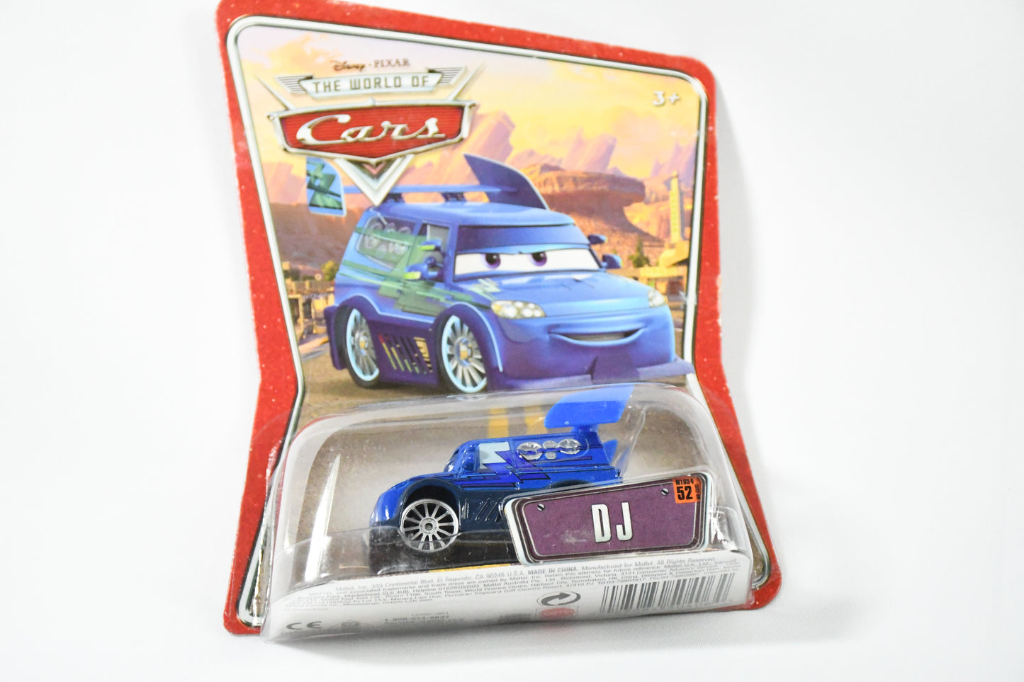 Disney-Pixar-Cars-Die cast- Toy car-DJ #52- Mattel-L5260 M1054