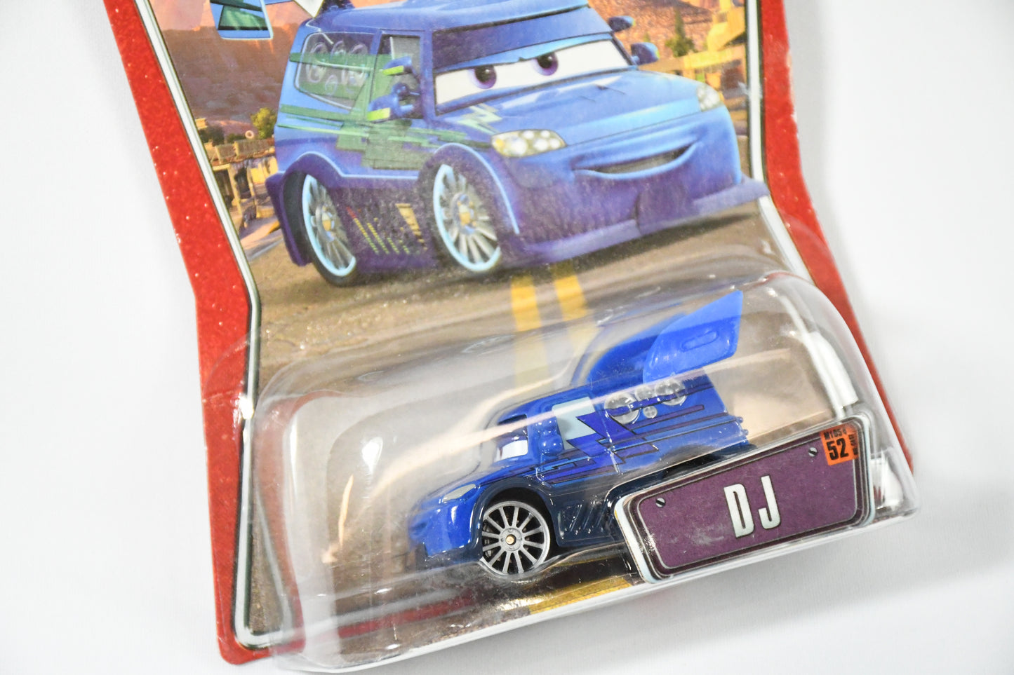 Disney-Pixar-Cars-Die cast- Toy car-DJ #52- Mattel-L5260 M1054