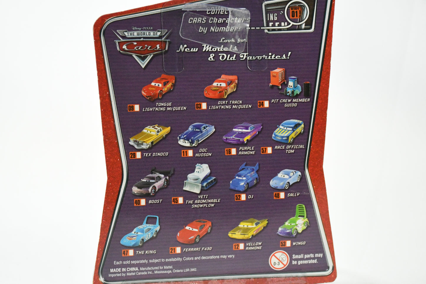 Disney-Pixar-Cars-Die cast- Toy car-DJ #52- Mattel-L5260 M1054