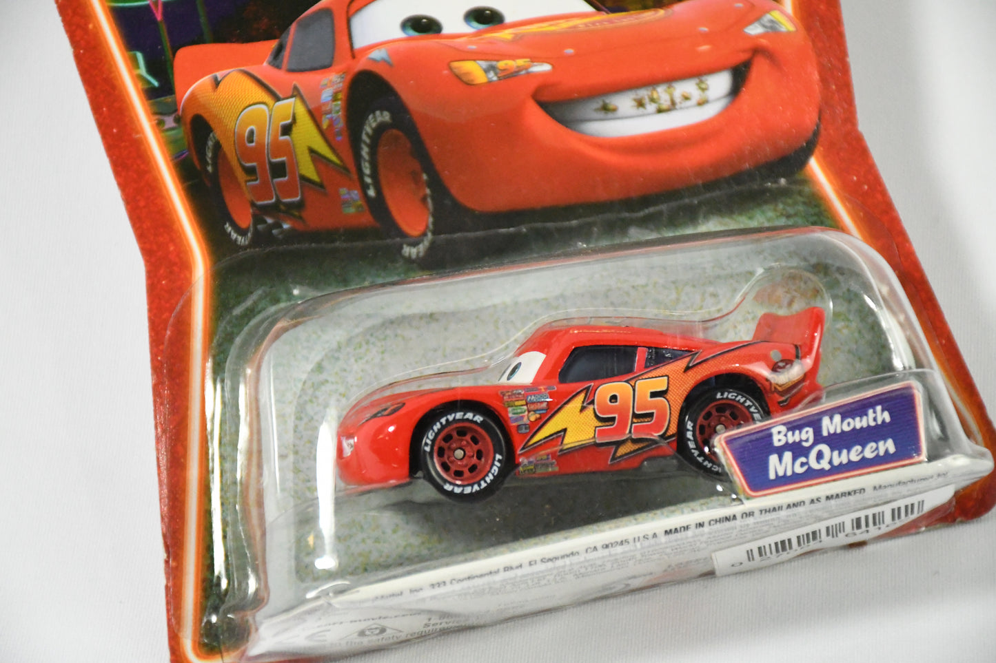 Disney-Pixar-Cars-Bug Mouth McQueen-Supercharged-L6550 L0545-NIB