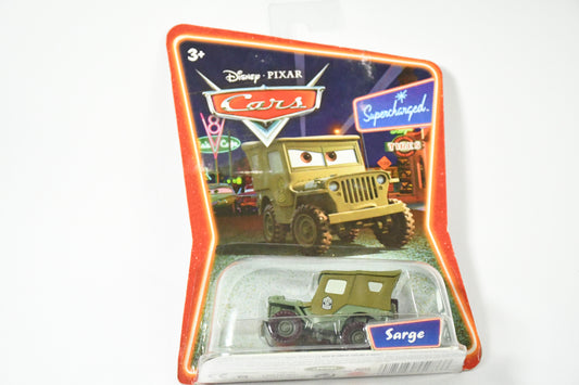 Disney-Pixar- Cars-Mattel- Sarge- Supercharge-M1253 L0545