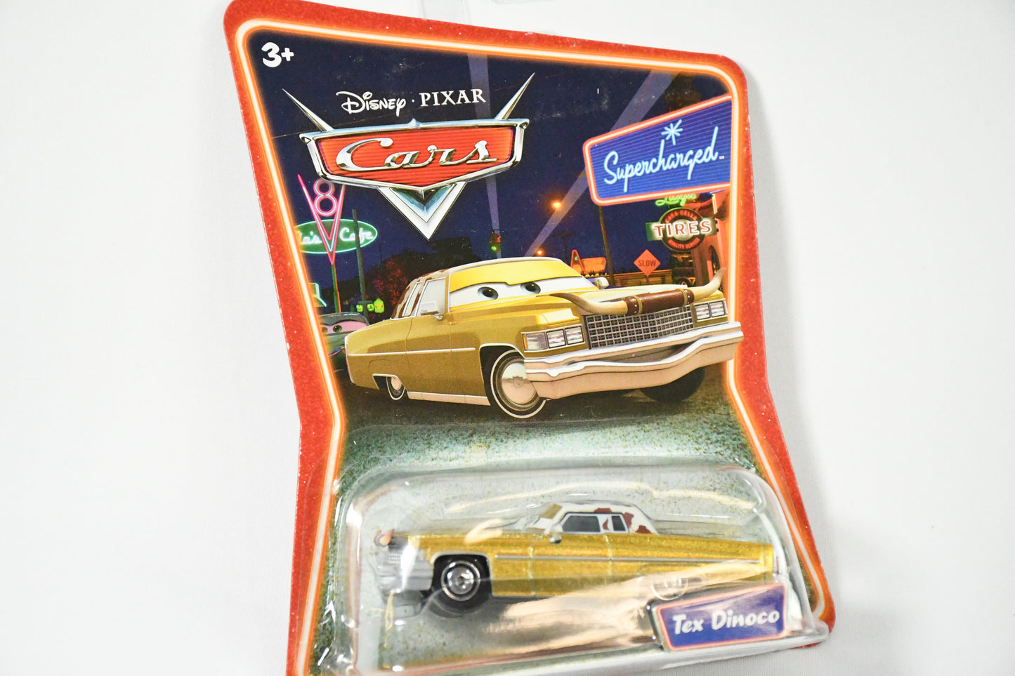 Disney-Pixar- Cars-Mattel- Tex Dinoco-Supercharge-L4147 L0545
