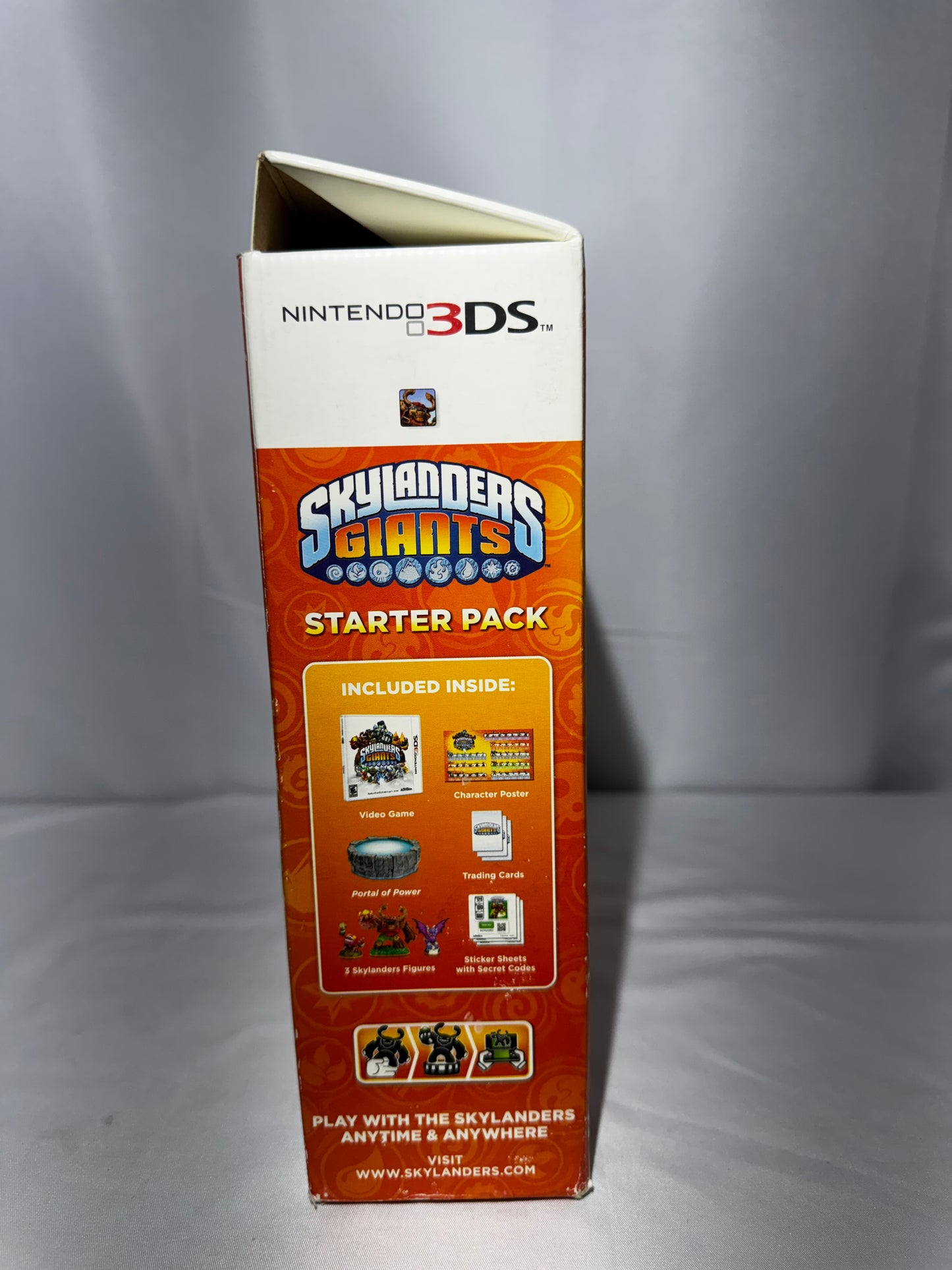 Skylanders Giants Starter Pack Nintendo 3DS Cynder Pop Fizz Tree Rex Sealed Extras
