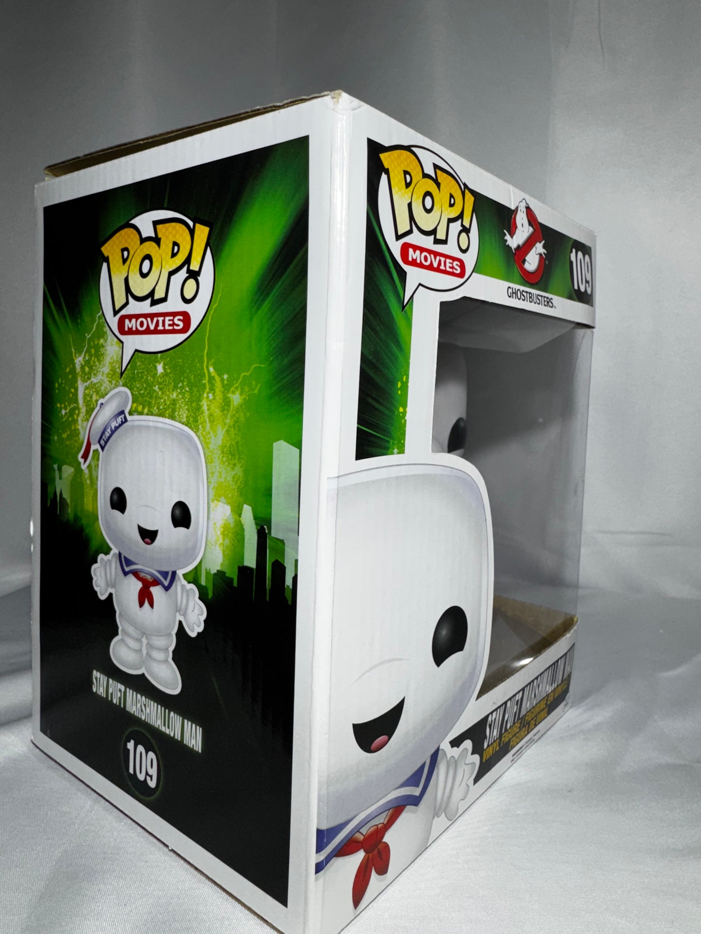 Funko POP! Movies Ghostbusters Stay Puft Marshmallow Man #109 6” Vinyl Figure Vaulted