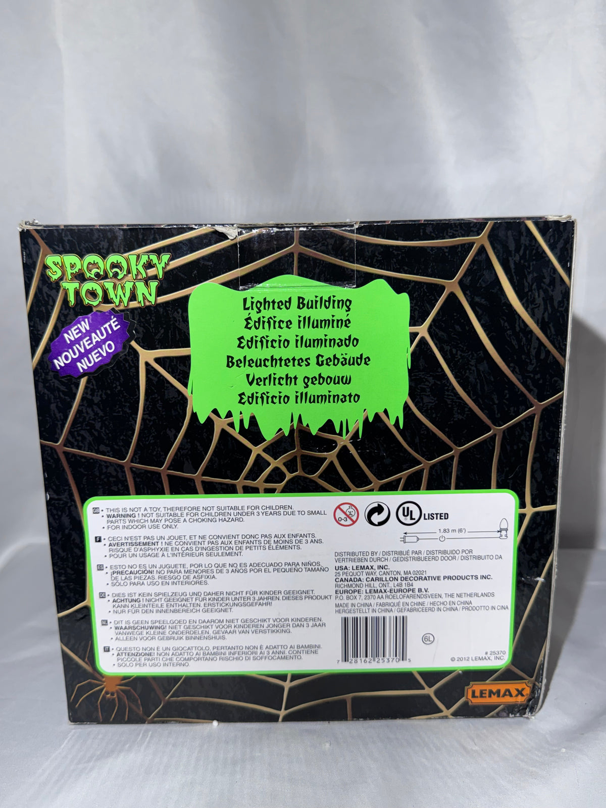 Lemax Spooky Town Frosty’s Ice Scream Shop #25370 – Retired 2012–2015 – Original Box