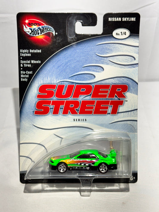 Hot Wheels Super Street Series – Nissan Skyline 1/4 B2260 -Mattel 2002