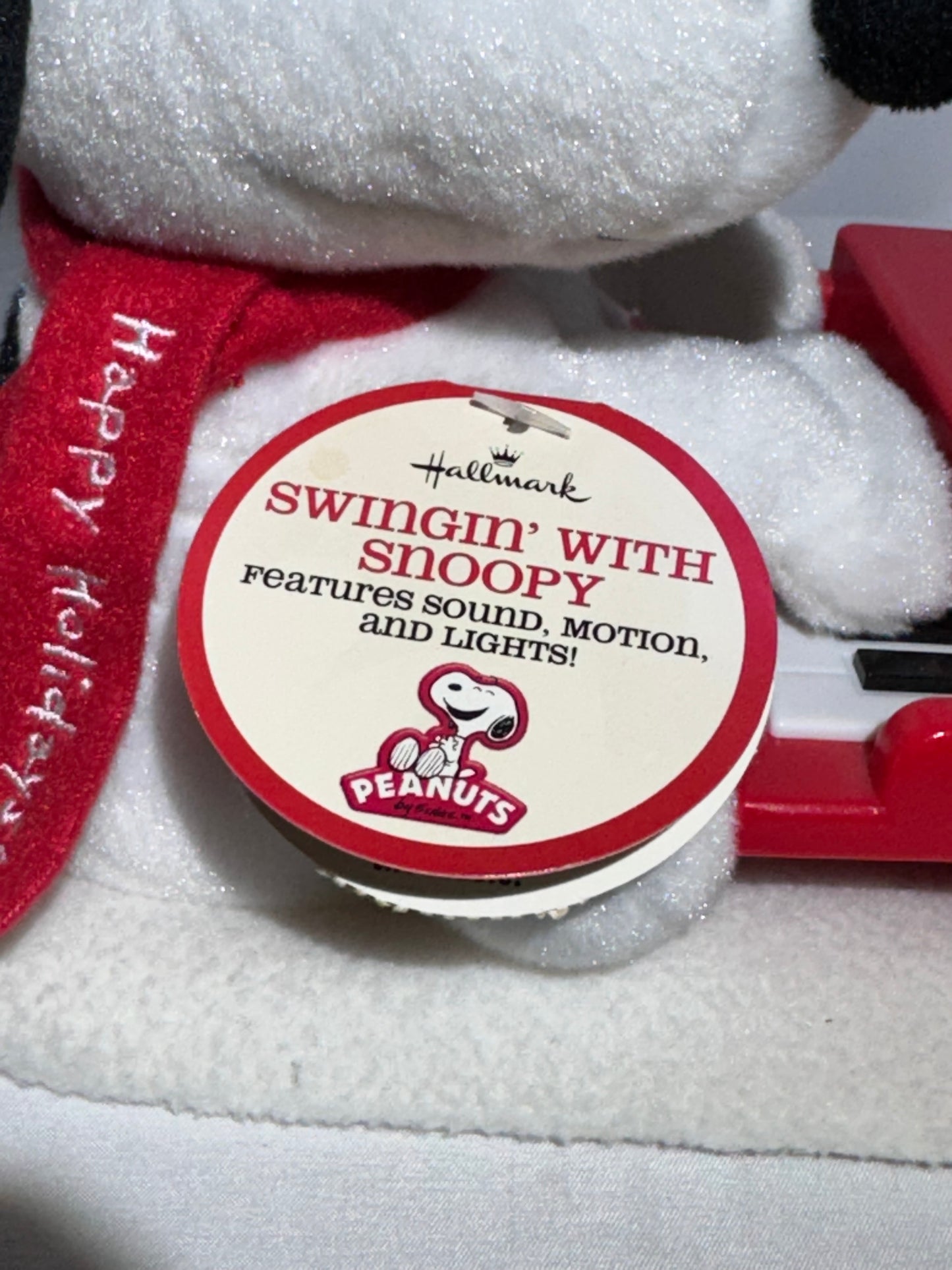 Hallmark “Swingin with Snoopy” Animated Musical Light-Up Figurine