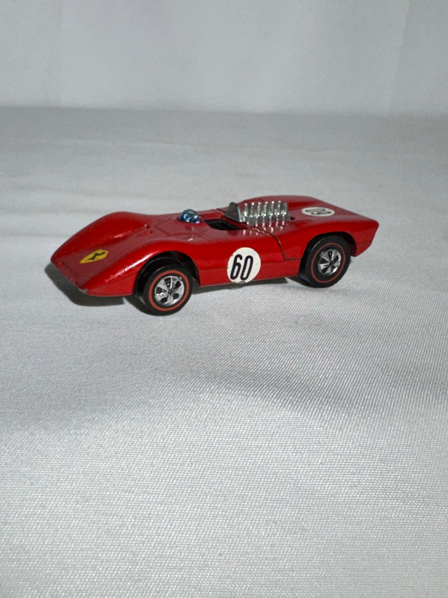 Hot Wheels Redline Ferrari 312P (1969) – Mattel, Hong Kong – US & Foreign Patent Pending