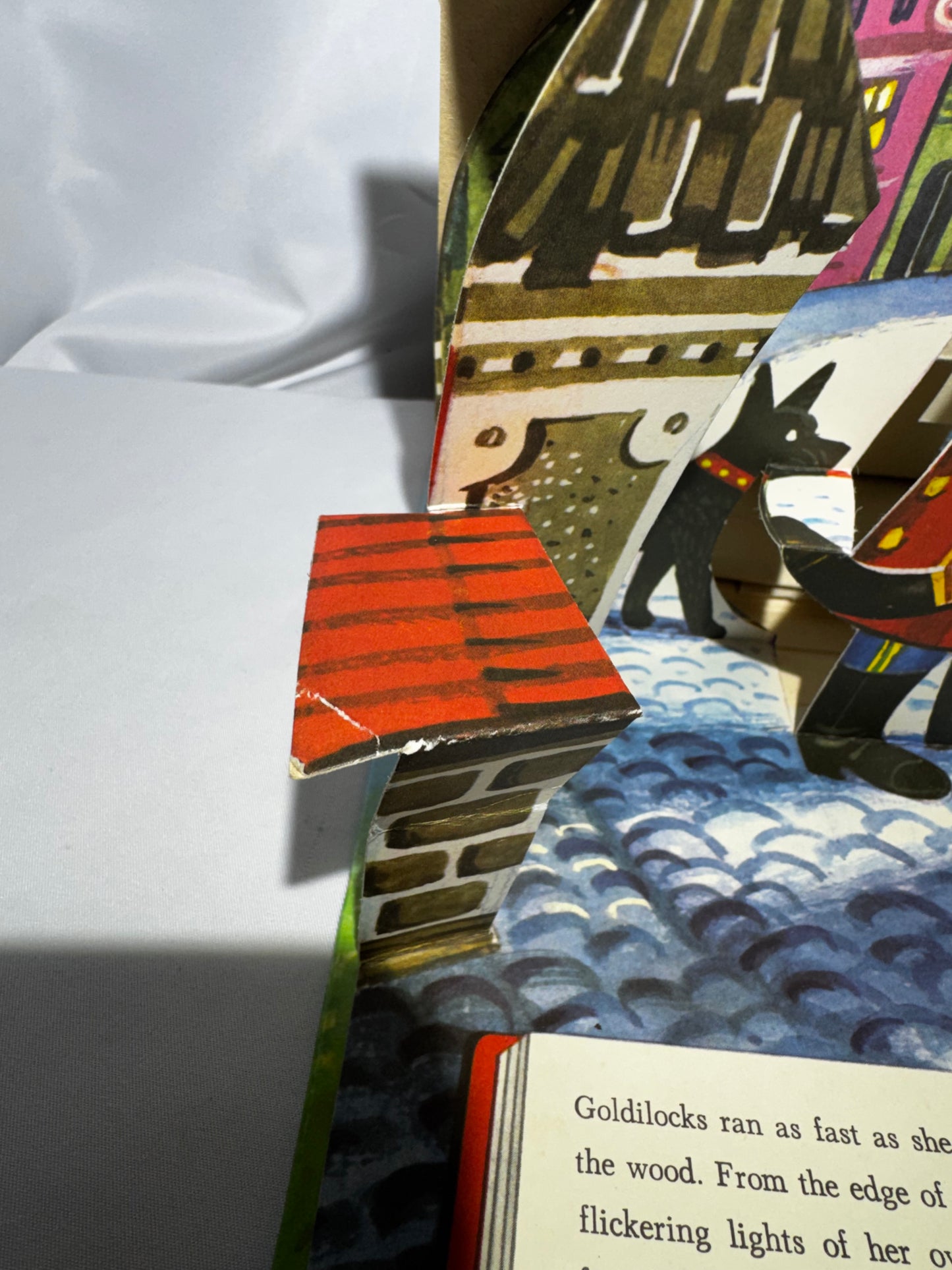 Vintage 1972–1974 Goldilocks and the Three Bears Vojtěch Kubašta Pop-Up Book Artia Prague “All Action Treasure Hour” Series