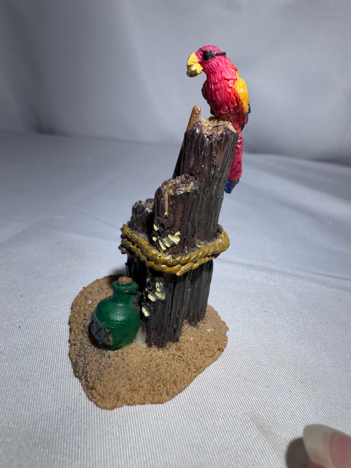 Lemax Spooky Town “First Mate Second” Parrot Figurine – 2007 – RETIRED