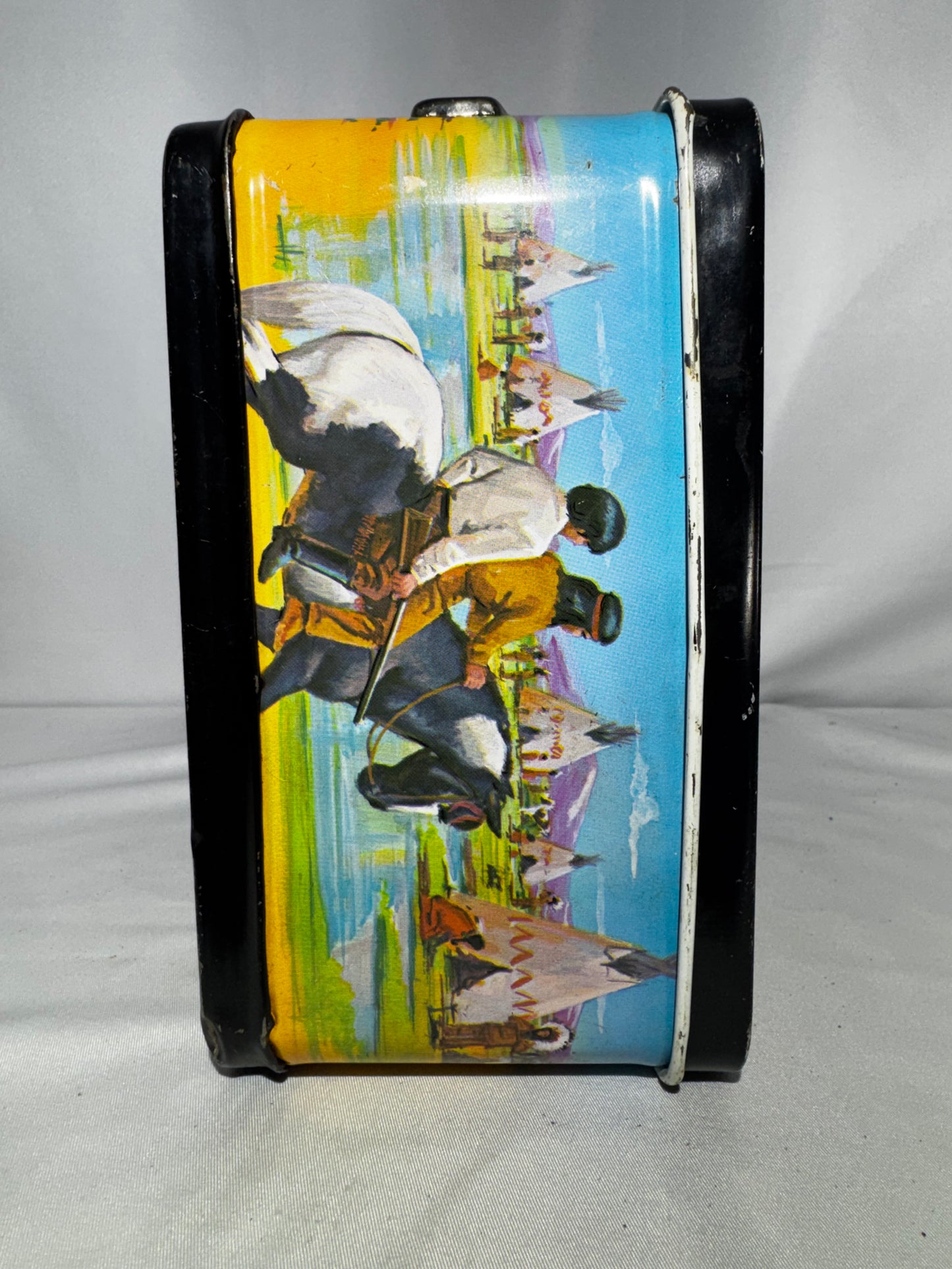 Vintage 1980 The Legend of the Lone Ranger Metal Lunchbox with Original Thermos – Aladdin Industries