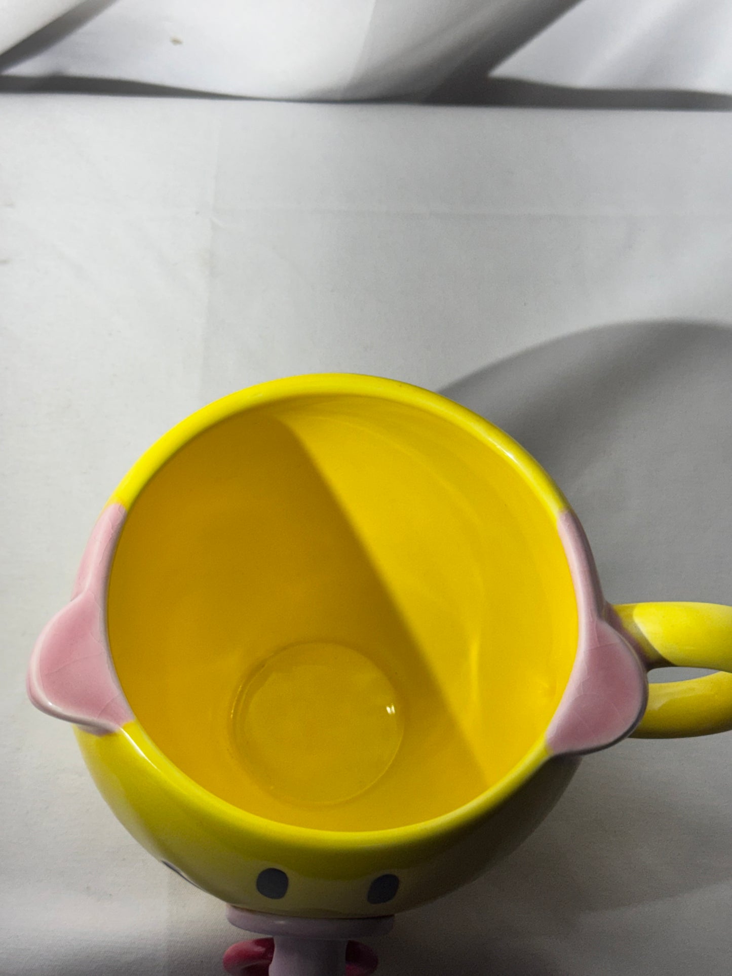 Teleflora Smiley Face Baby Ceramic Mug with Lid – “Happy Baby Girl” (Pink)