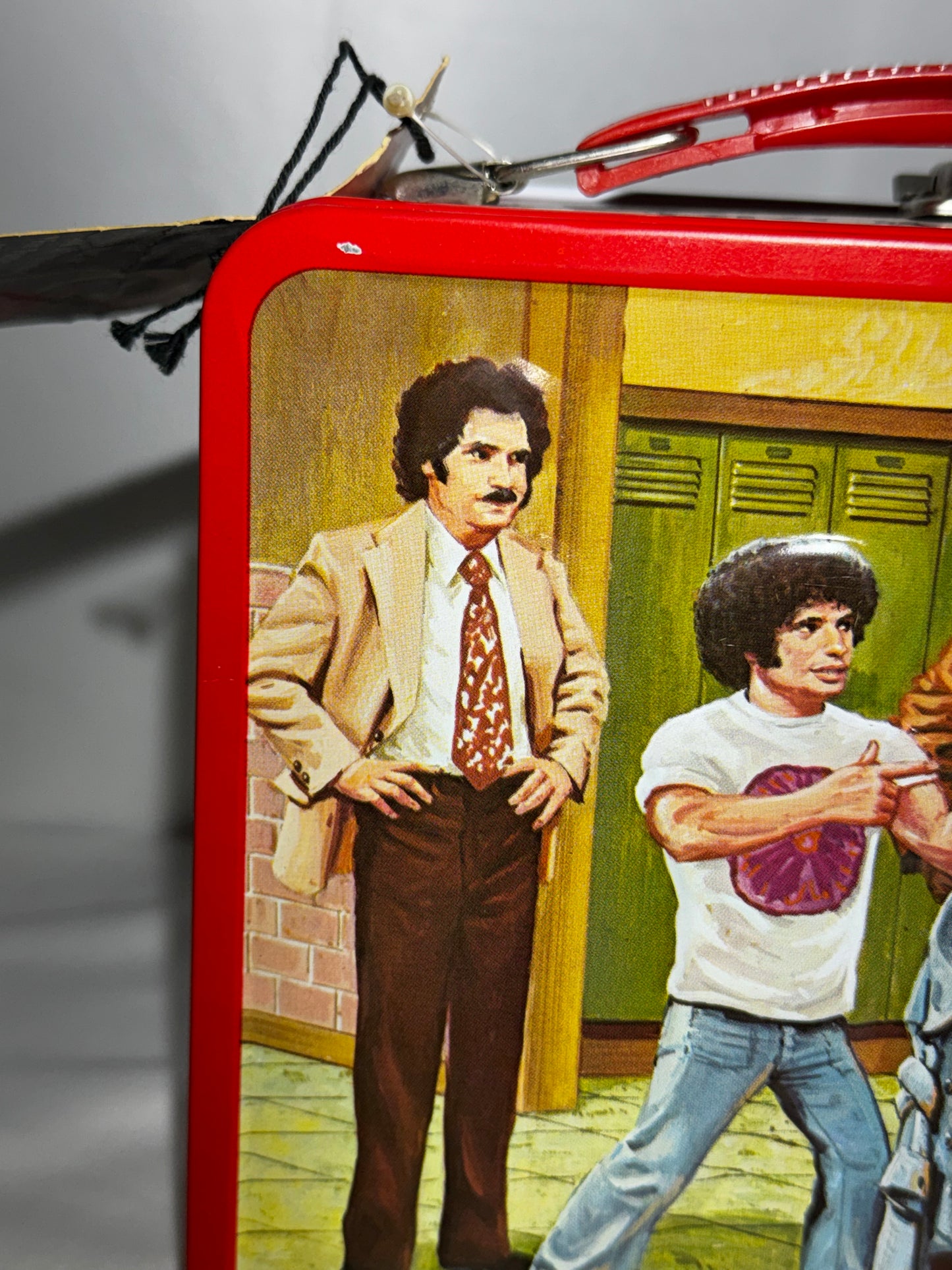 Vintage 1977 Welcome Back, Kotter Metal Lunchbox & Thermos w/ Tag Aladdin -NOS!