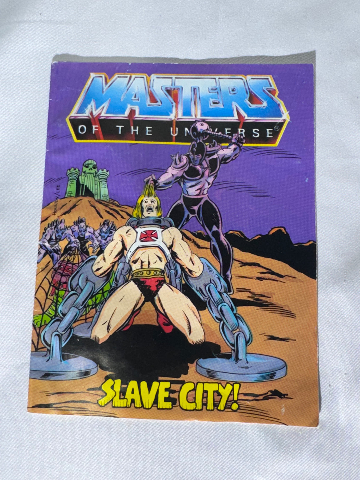 Vintage 1980s Mattel Masters of the Universe Prince Adam Action Figure with Original Mini-Comic