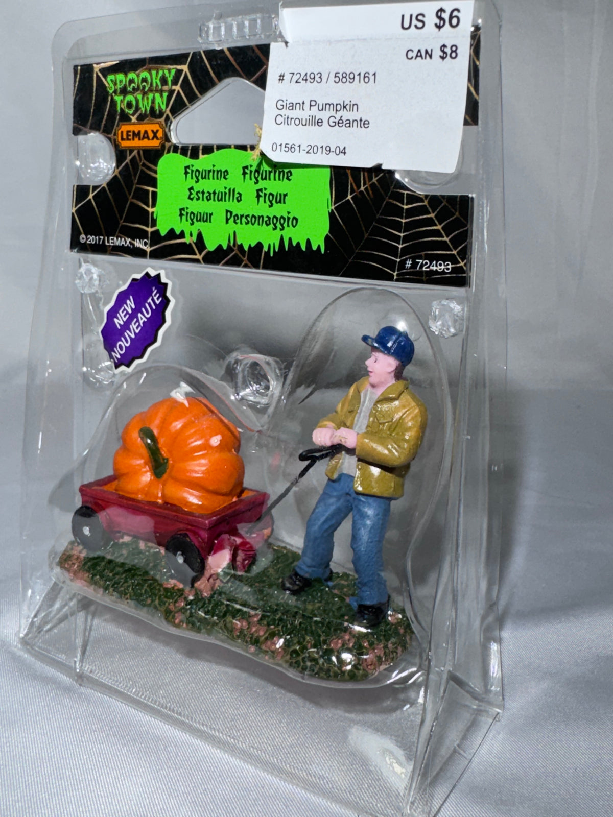 Lemax Spooky Town Giant Pumpkin #72493 – Retired – Unopened Package