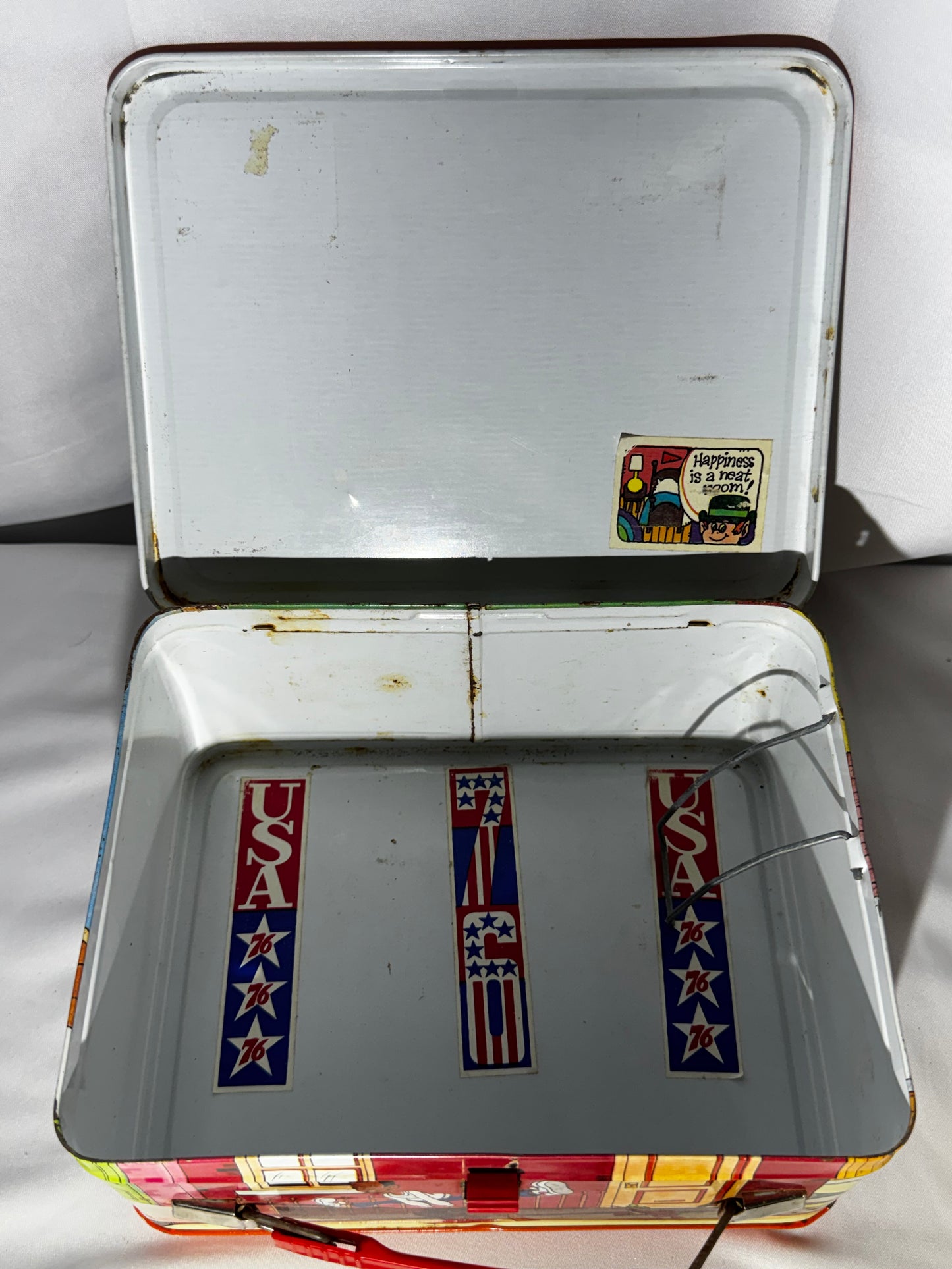 Vintage 1973 Fat Albert and the Cosby Kids Metal Lunch Box w/ Original Thermos