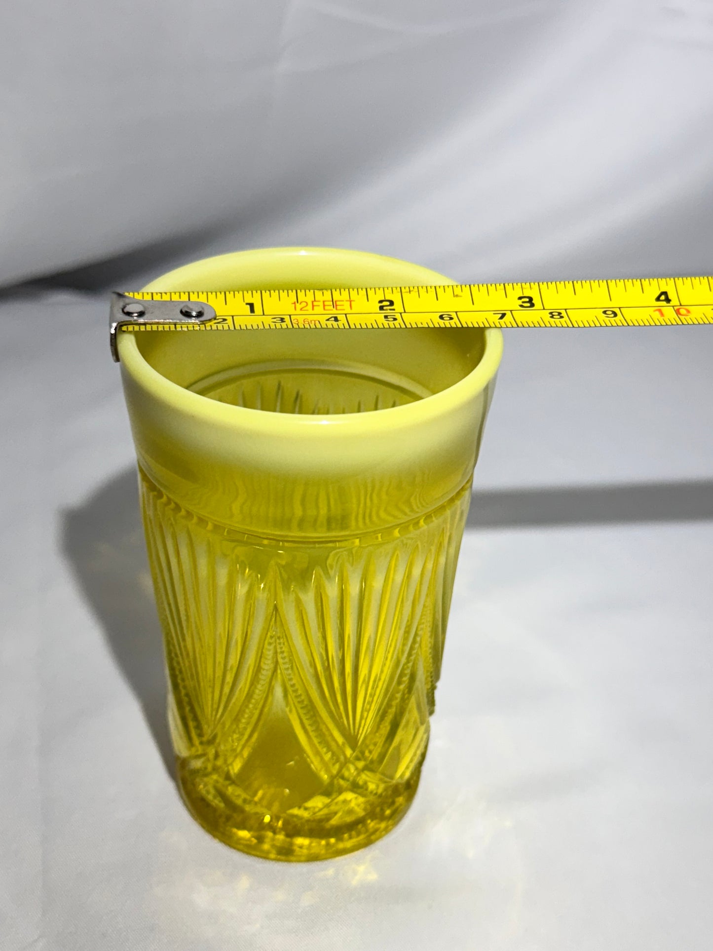 ✨ Primrose Pearline Uranium Glass Davidson Tumbler ✨